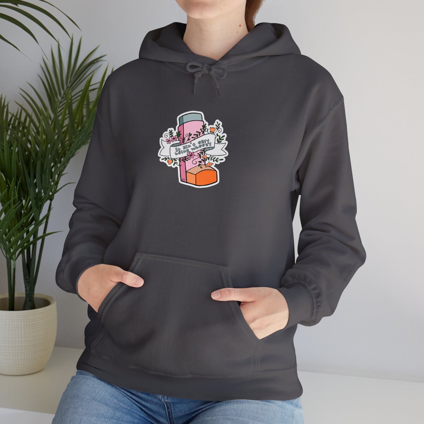 It Ain't Easy Being Wheezy Floral Hooded Sweatshirt - Comfortable & Stylish