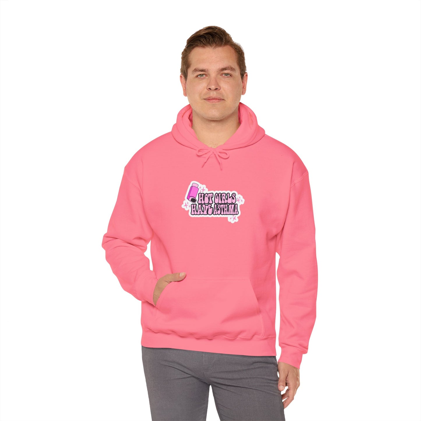 Hot Girls Have Asthma Hooded Sweatshirt