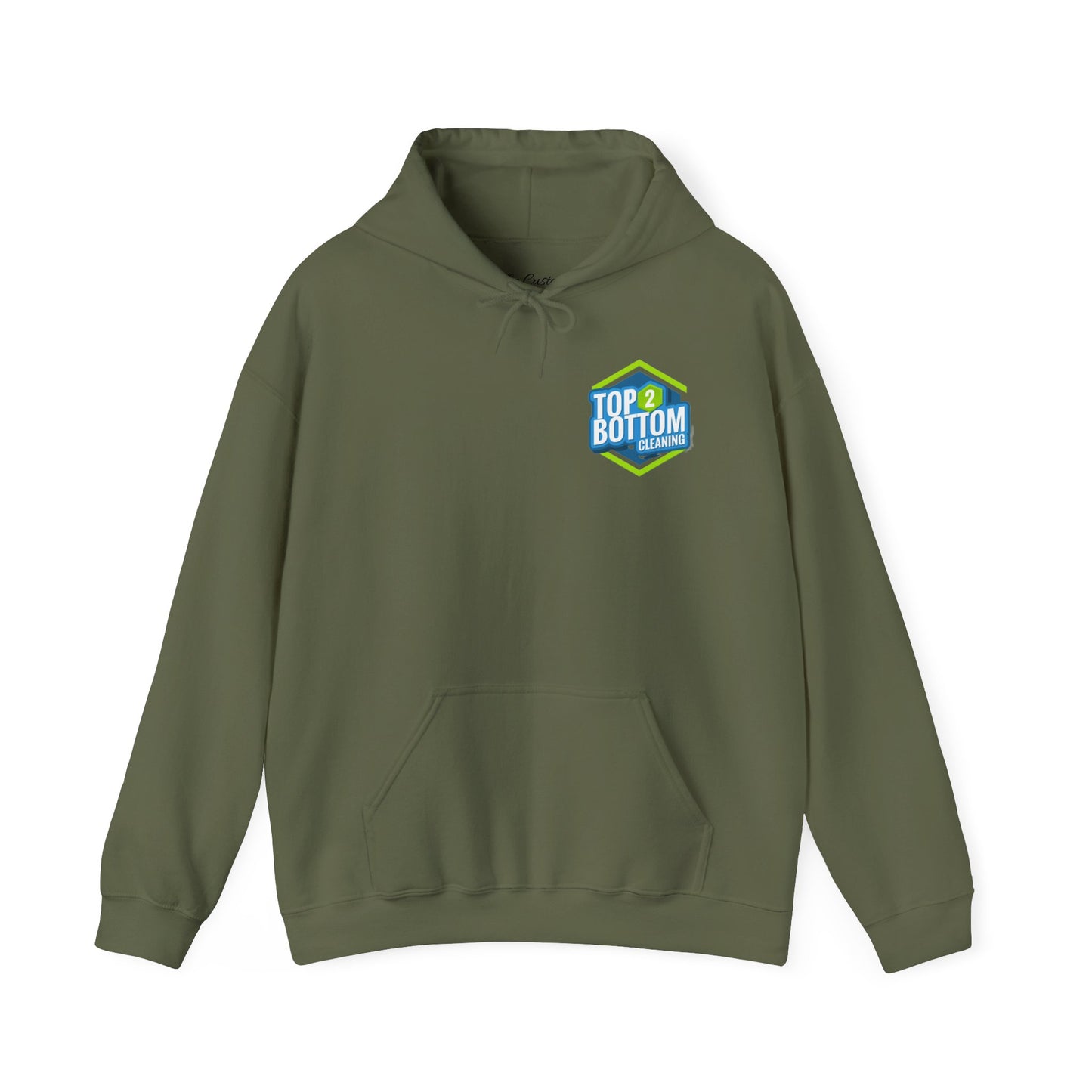 Top 2 Bottom Cleaning Hooded Sweatshirt