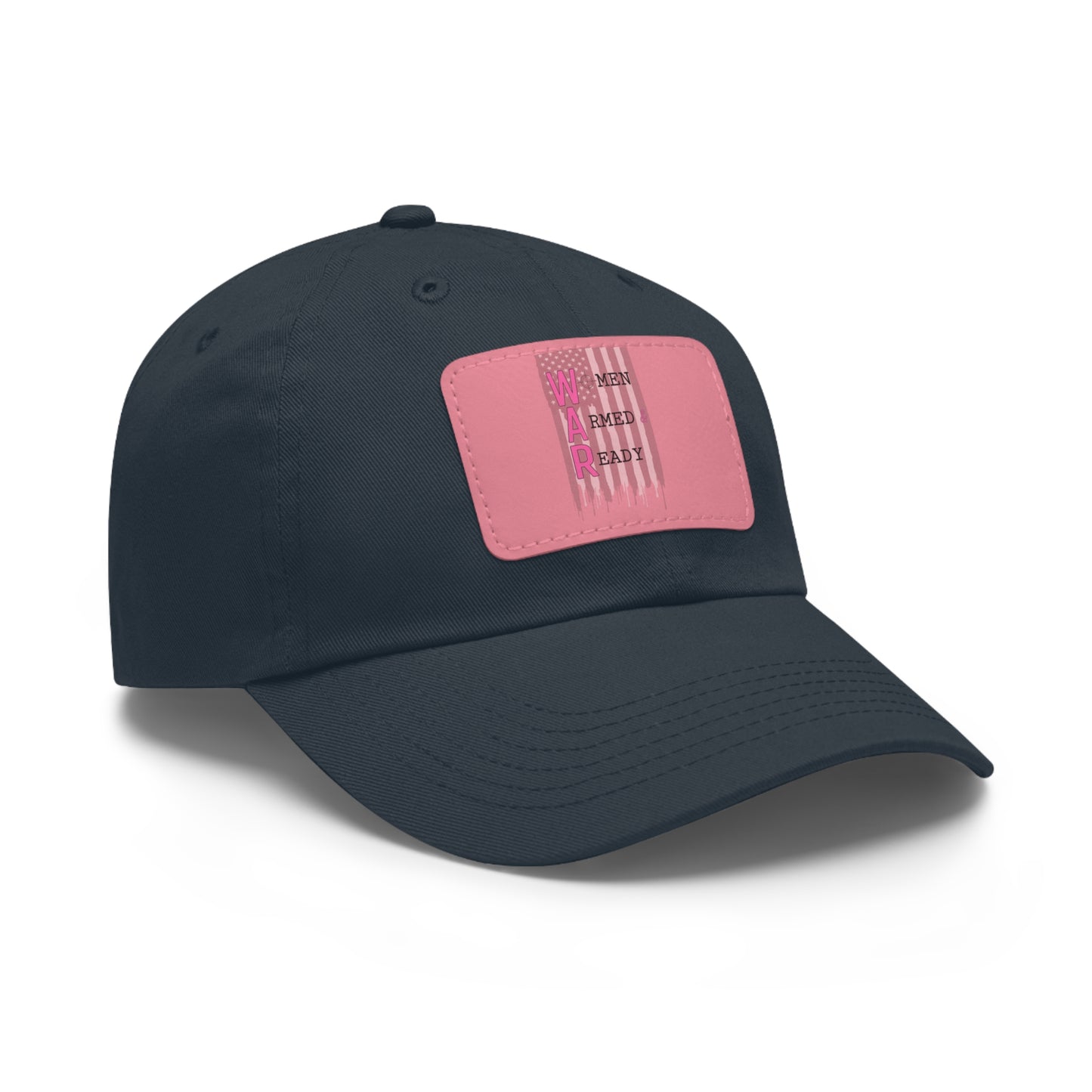 Women Armed & Ready Grey Flag with Leather Patch