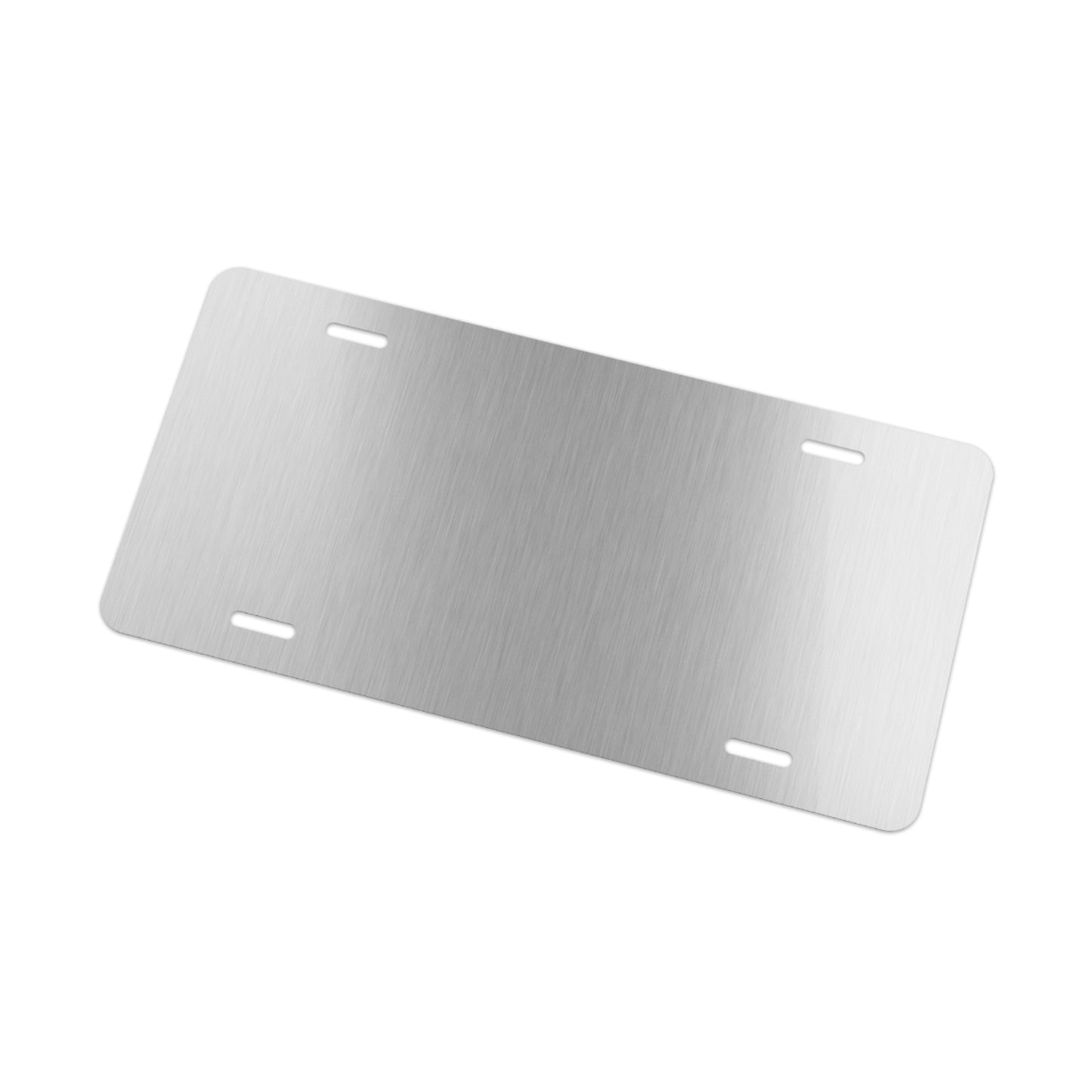 Women Armed & Ready White Vanity Plate