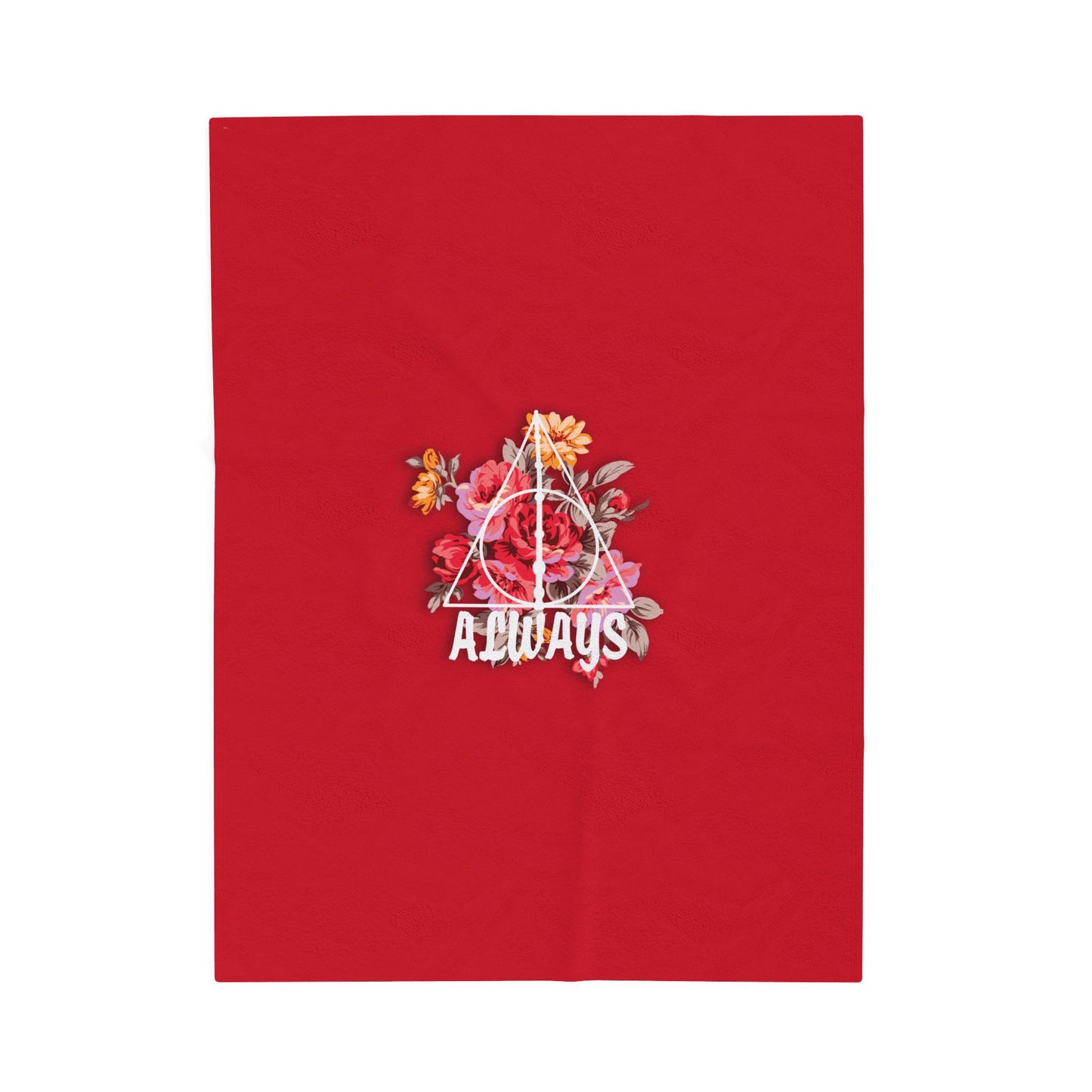 Harry Potter Always Blanket Red