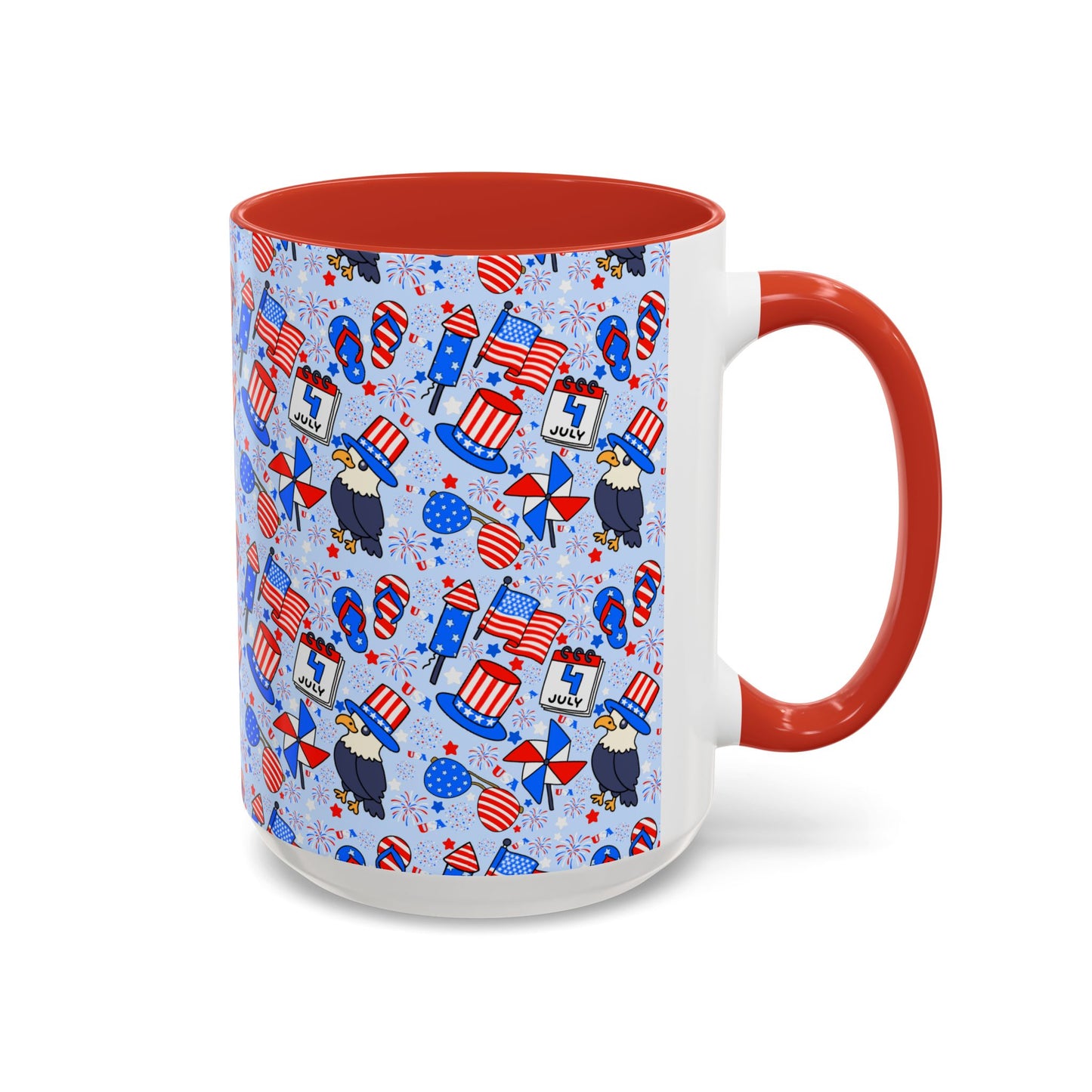 Patriotic Accent Coffee Mug