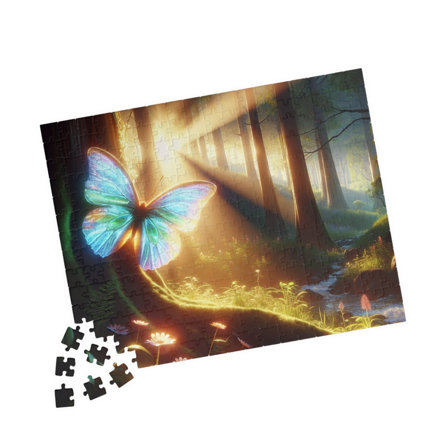 Enchanting Butterfly Forest Puzzle - 110/252/520/1014 Pieces