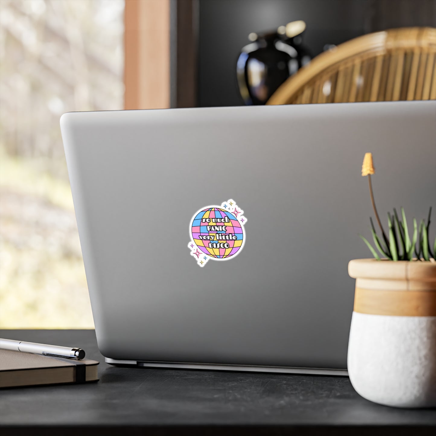 So Much Panic, Very Little Disco Vinyl Decal