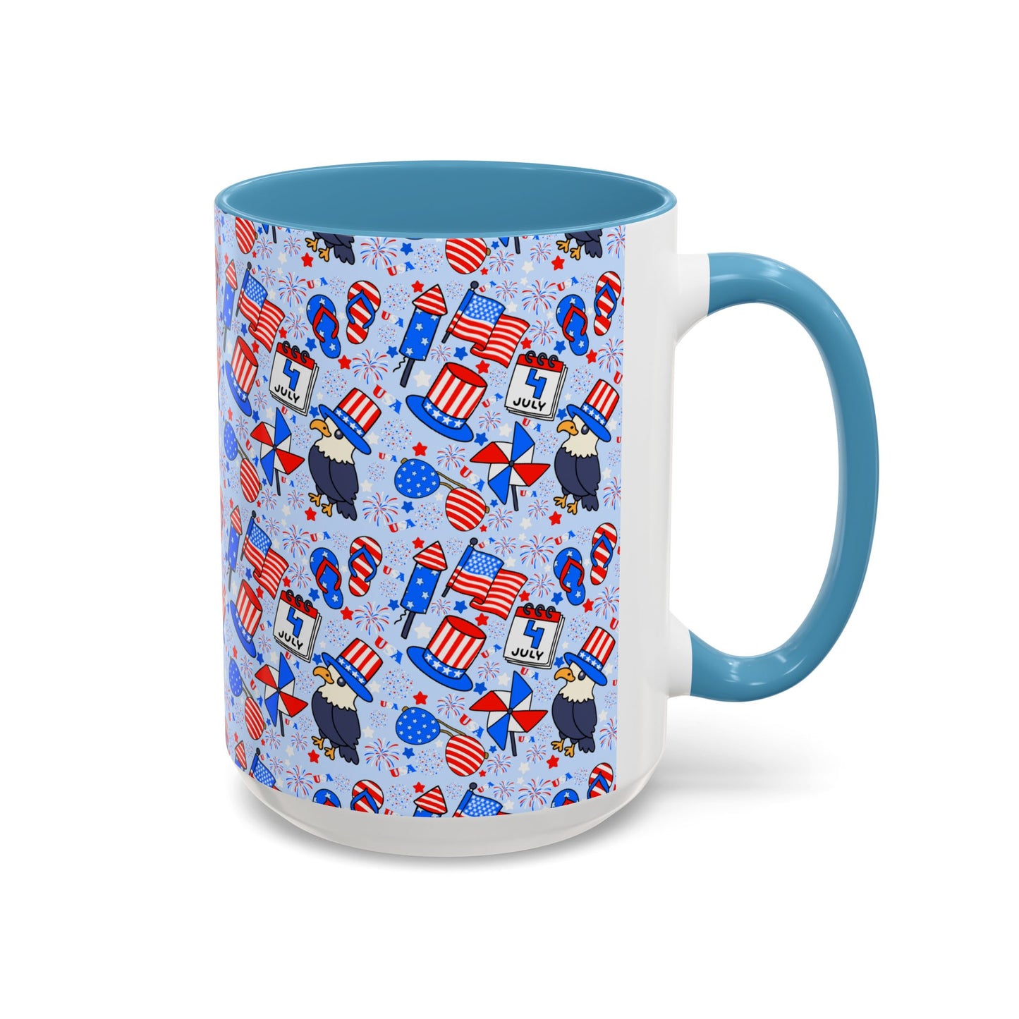 Patriotic Accent Coffee Mug