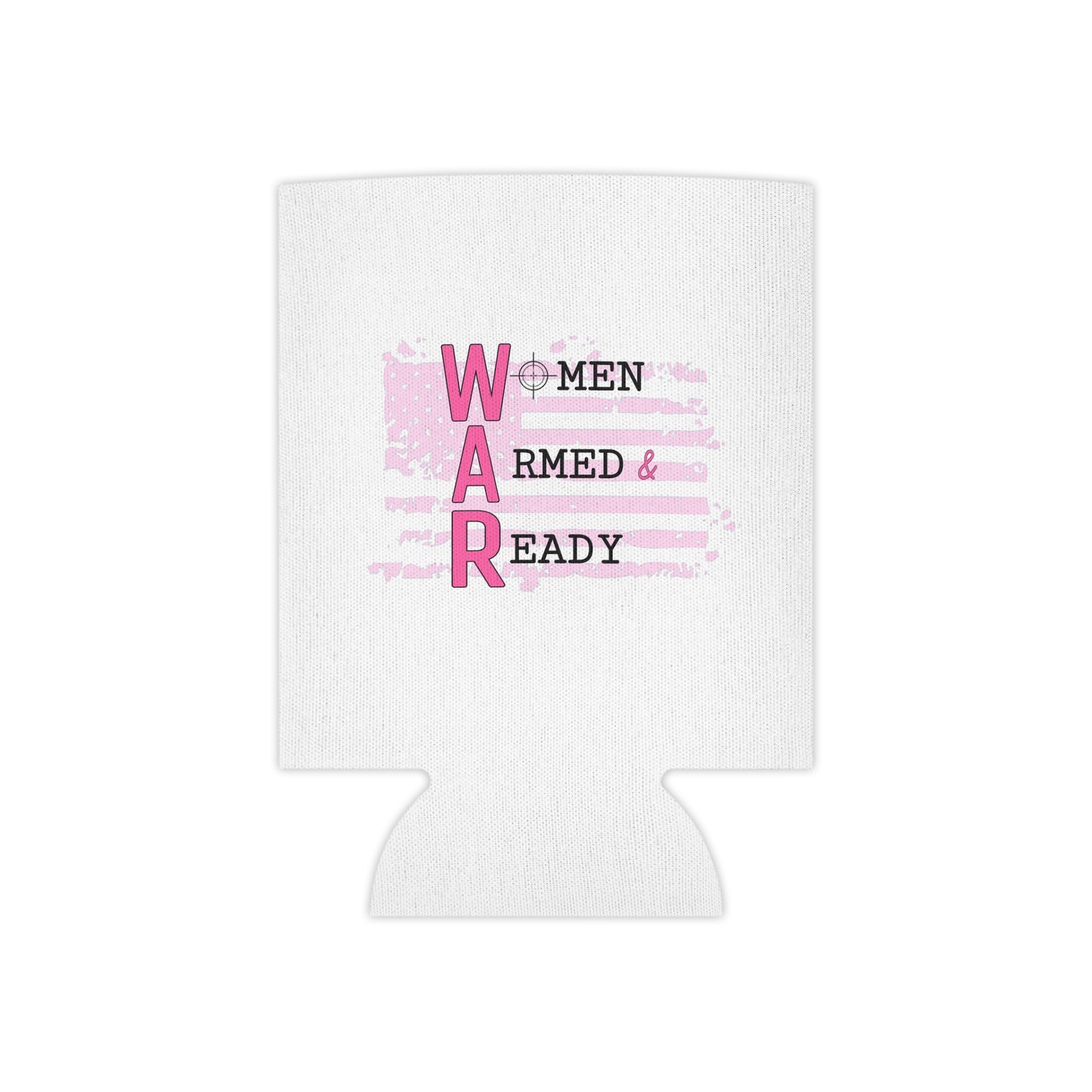 Women Armed & Ready Can Cooler