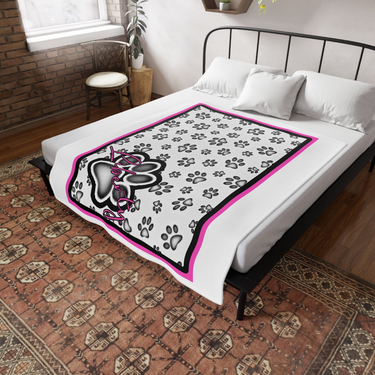 Liberty Plush Fleece Dog Blanket