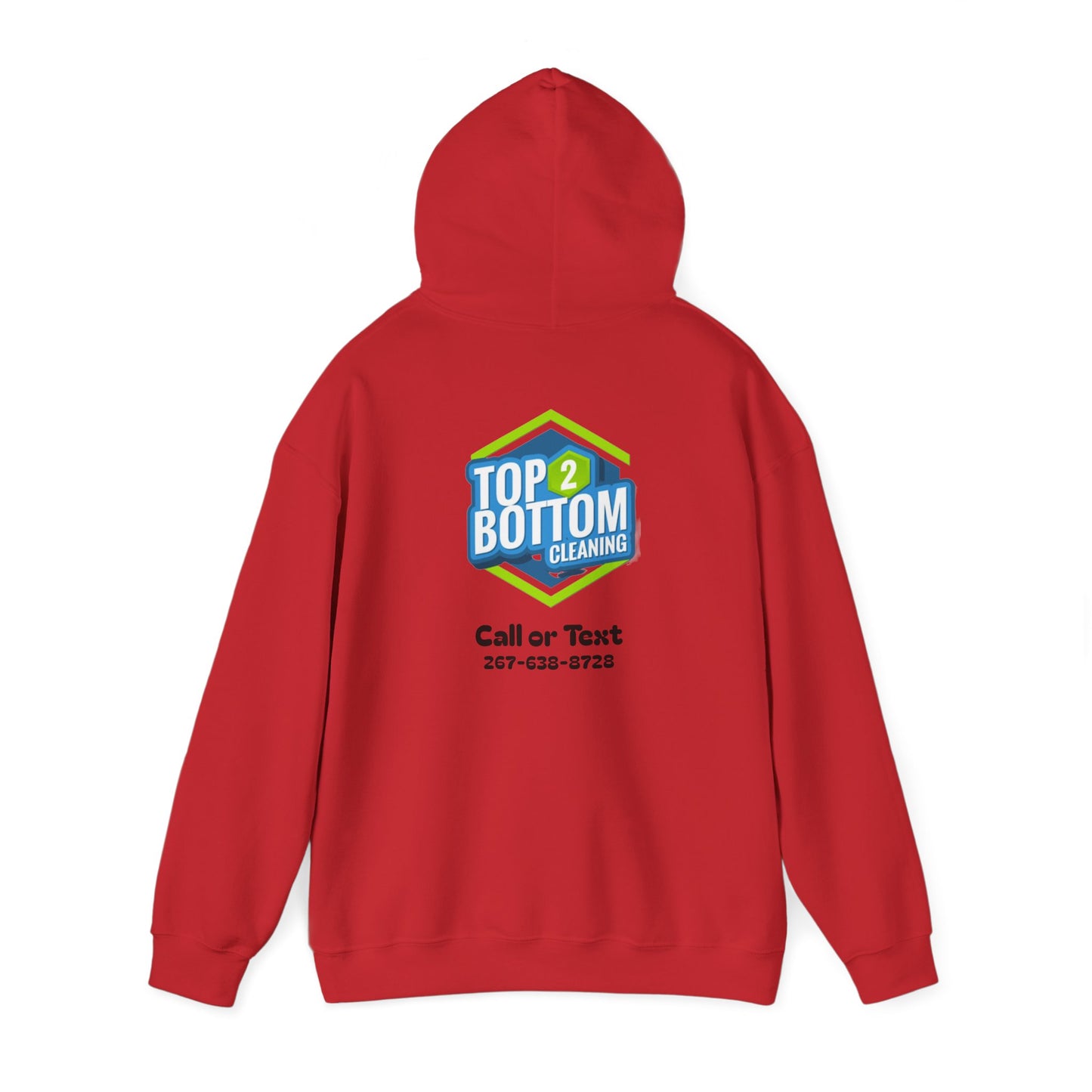 Top 2 Bottom Cleaning Hooded Sweatshirt
