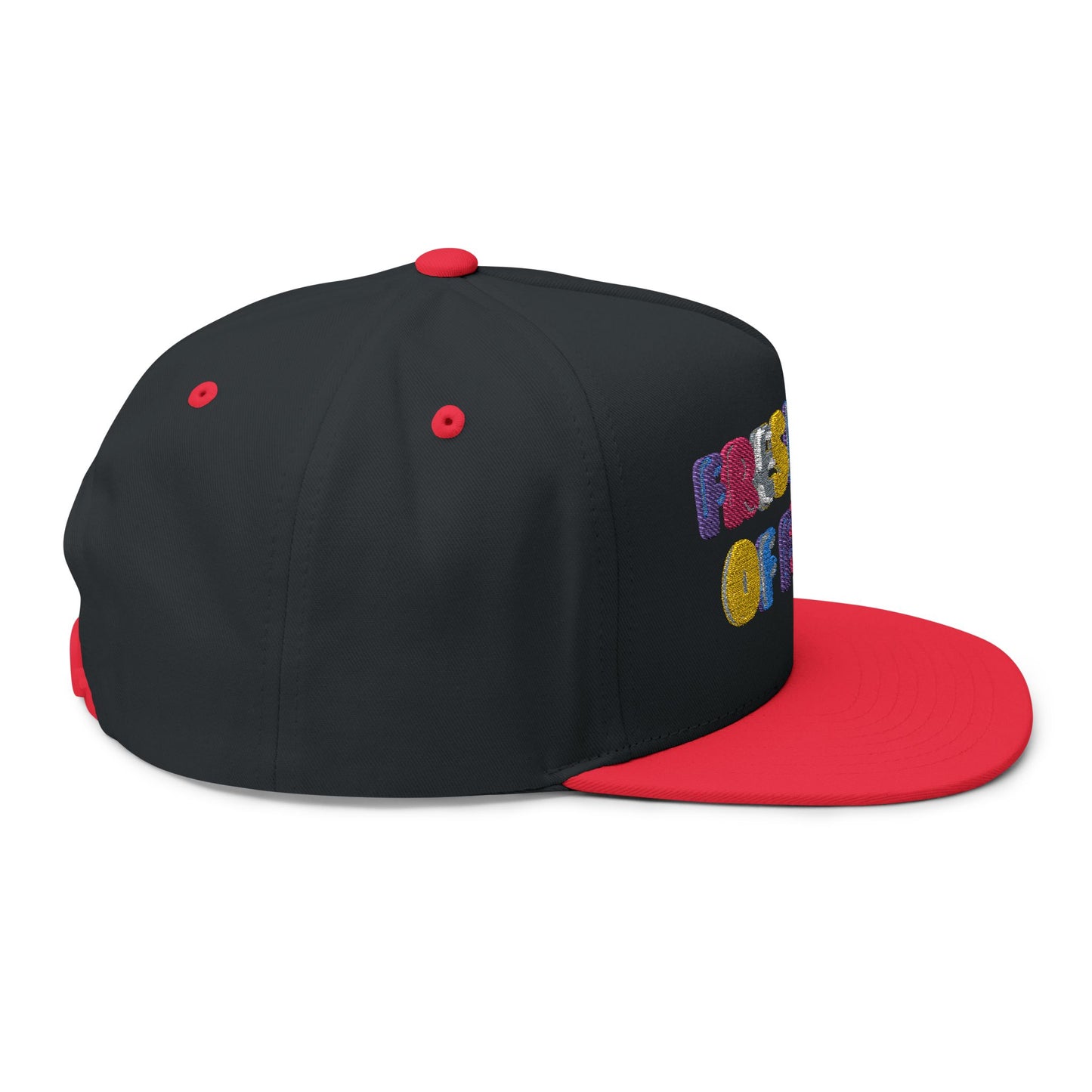 Embroidered Flat Bill Cap - Fresh Out of F*cks