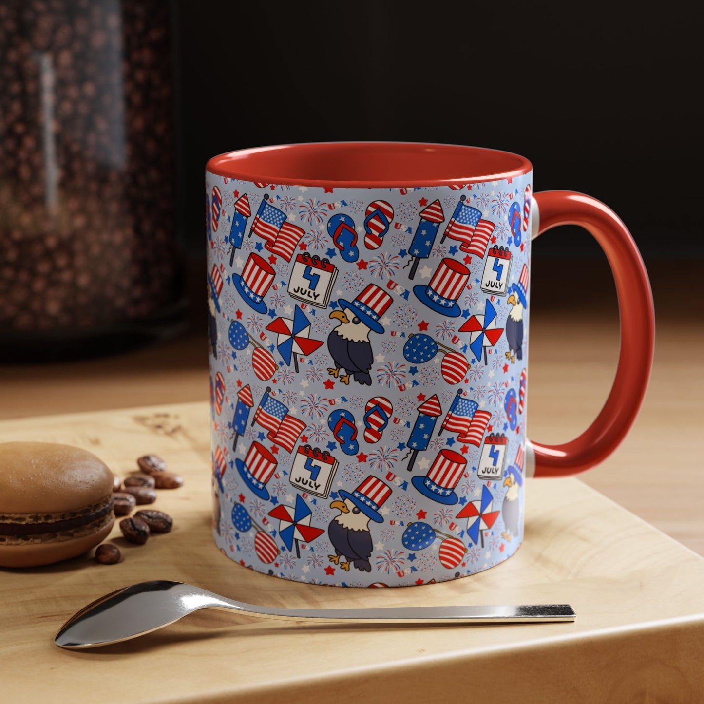 Patriotic Accent Coffee Mug