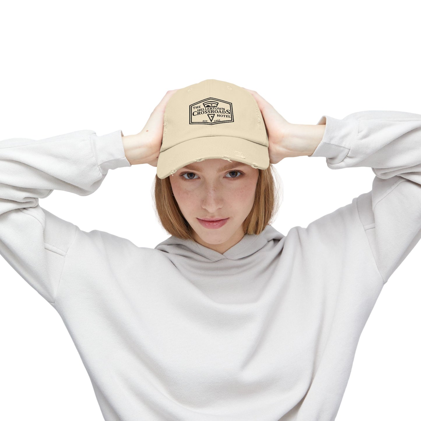 Vintage Distressed Cap - Hellertown Crossroads Hotel Design