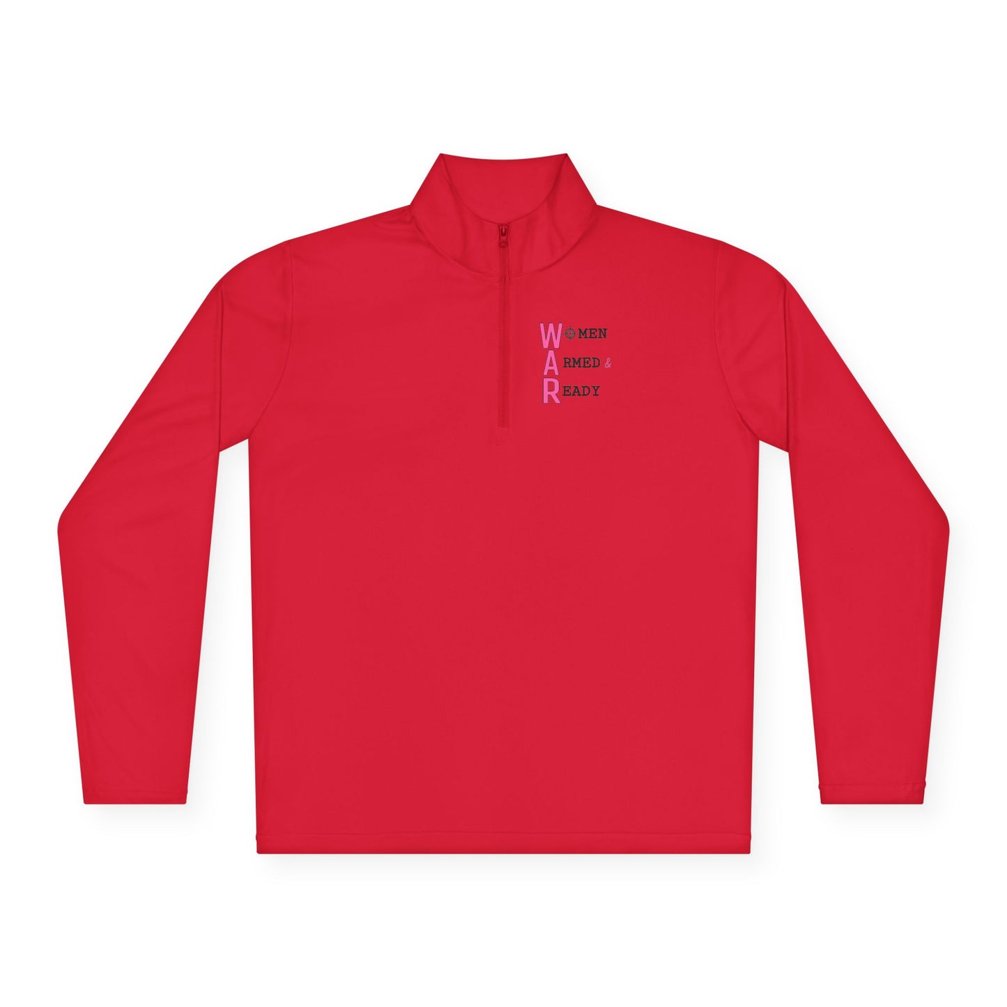 Women Armed & Ready Quarter-Zip Pullover