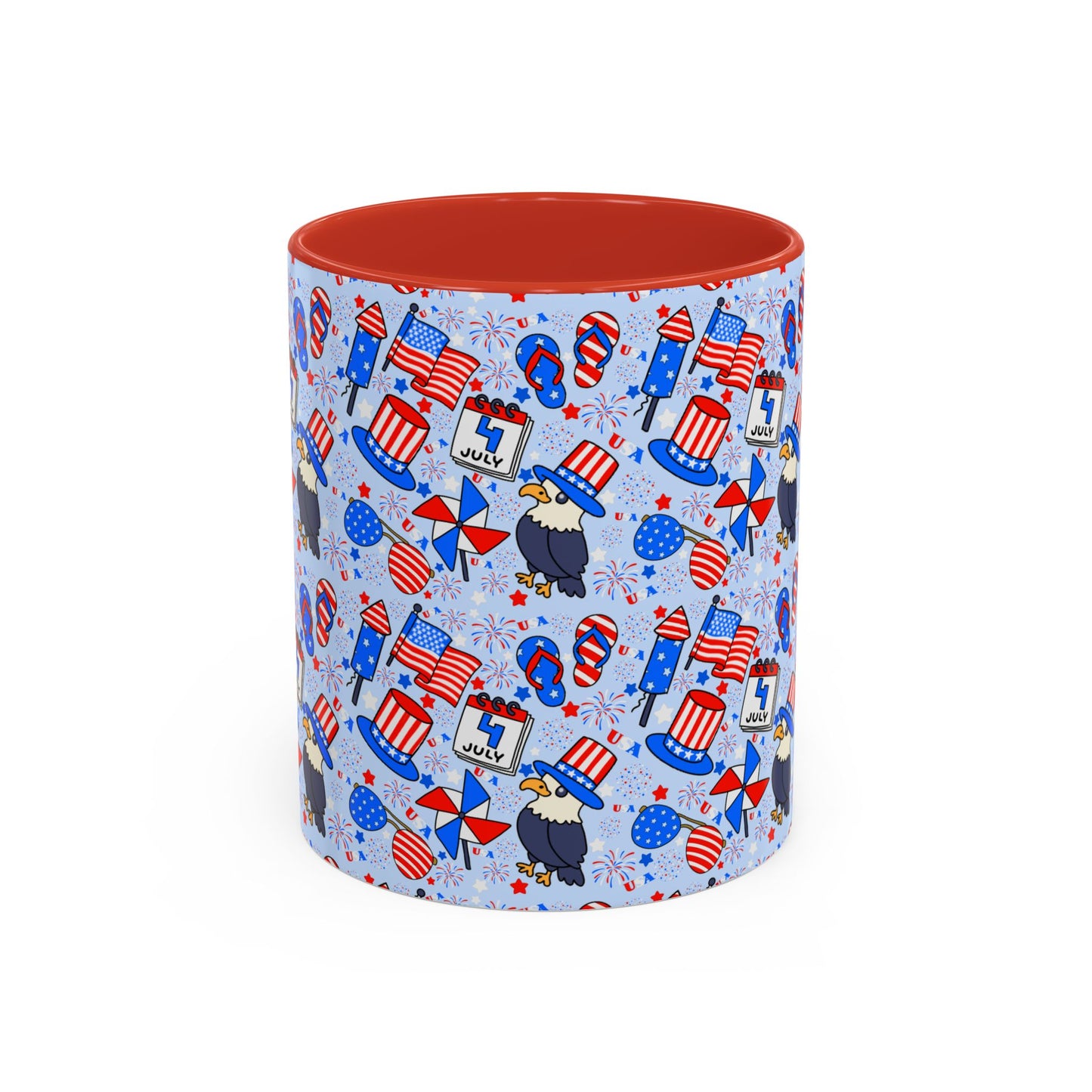 Patriotic Accent Coffee Mug