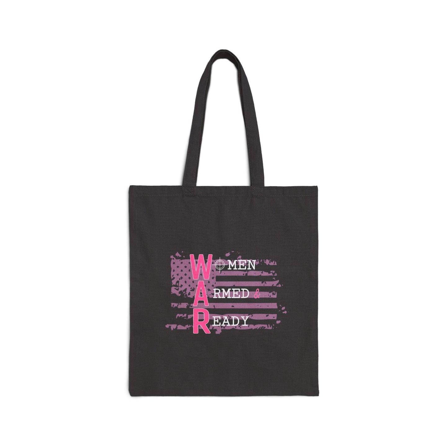 Women Armed & Ready Cotton Canvas Tote Bag