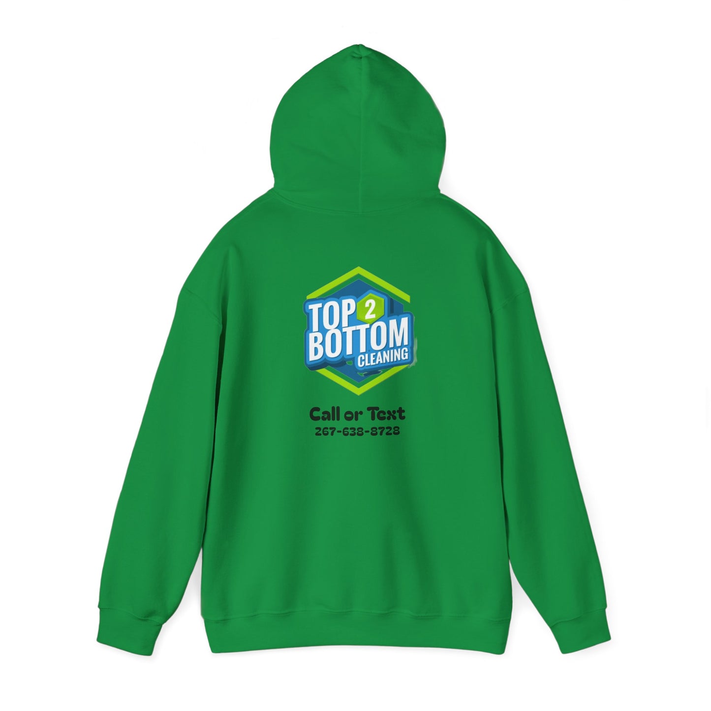 Top 2 Bottom Cleaning Hooded Sweatshirt