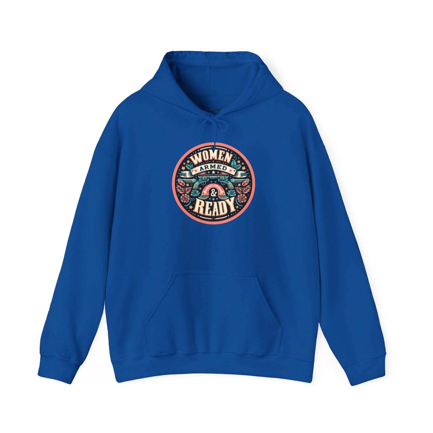 Women Armed & Ready Digital Design Hooded Sweatshirt
