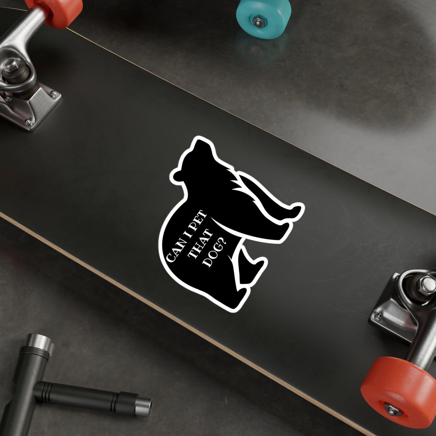 Can I Pet That Dog? Vinyl Kiss Cut Sticker