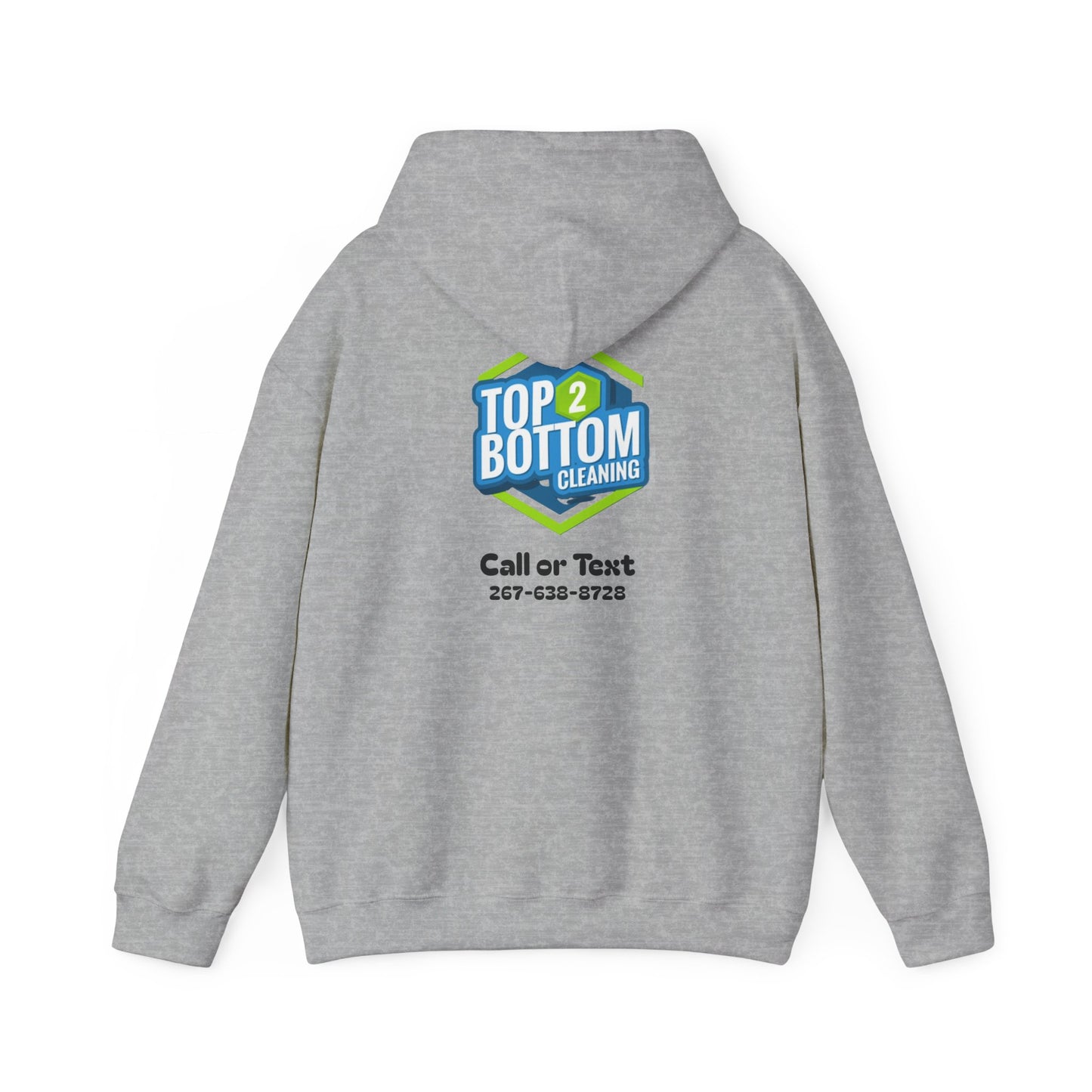 Top 2 Bottom Cleaning Hooded Sweatshirt
