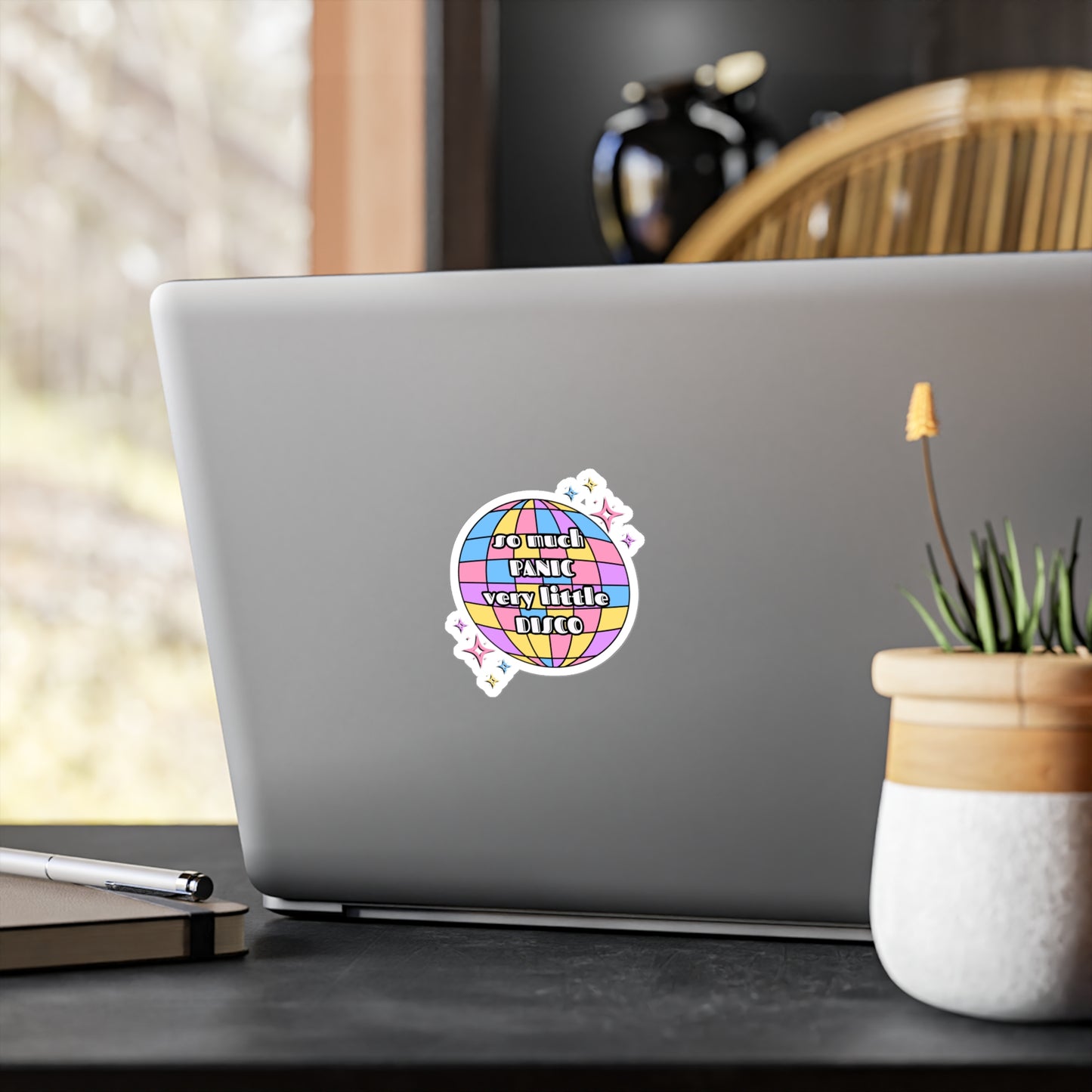 So Much Panic, Very Little Disco Vinyl Decal