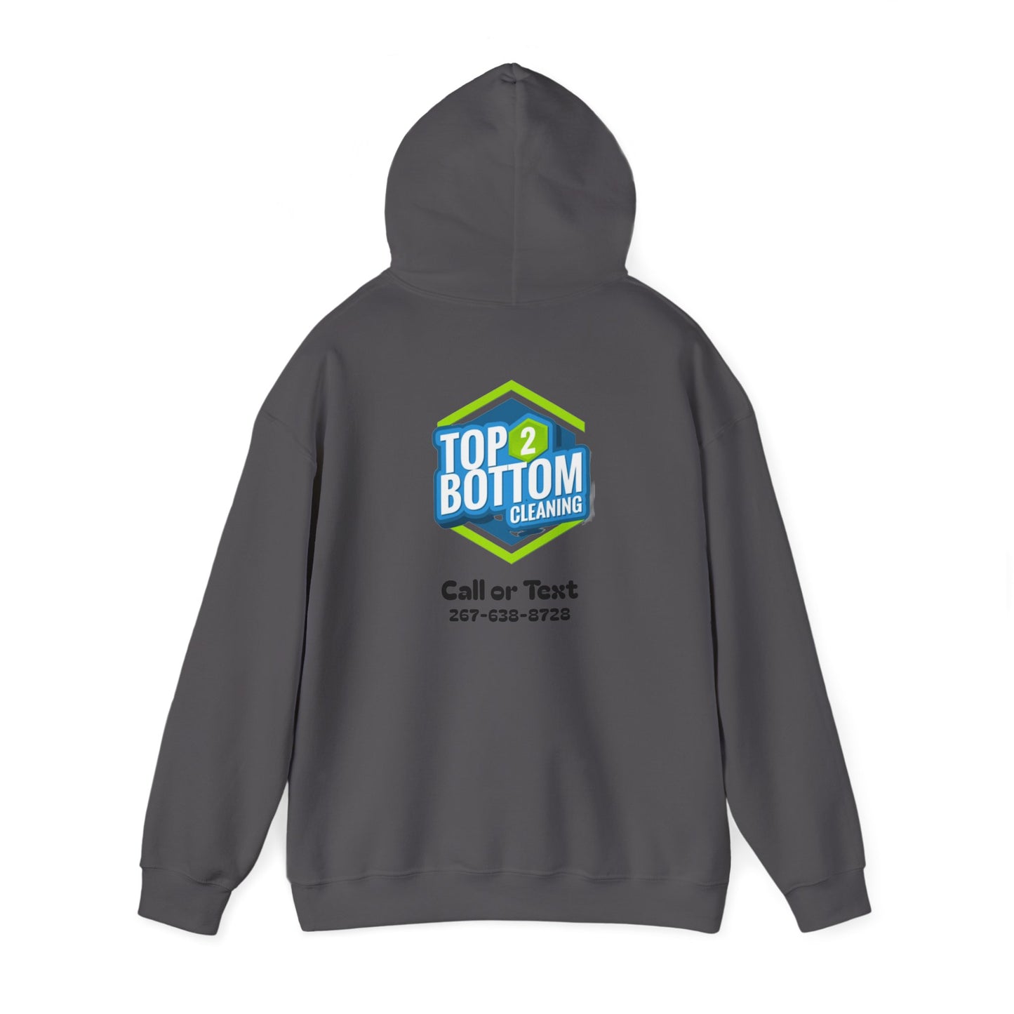 Top 2 Bottom Cleaning Hooded Sweatshirt