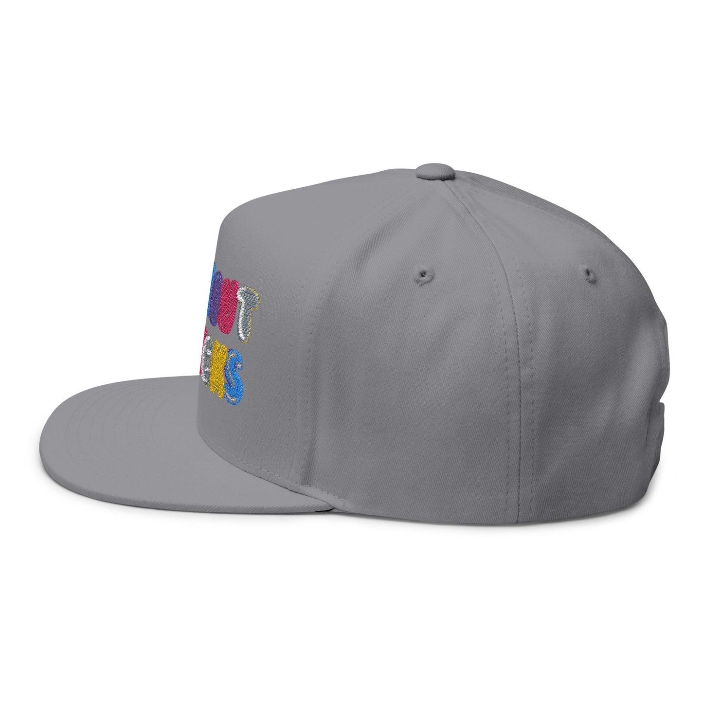 Embroidered Flat Bill Cap - Fresh Out of F*cks