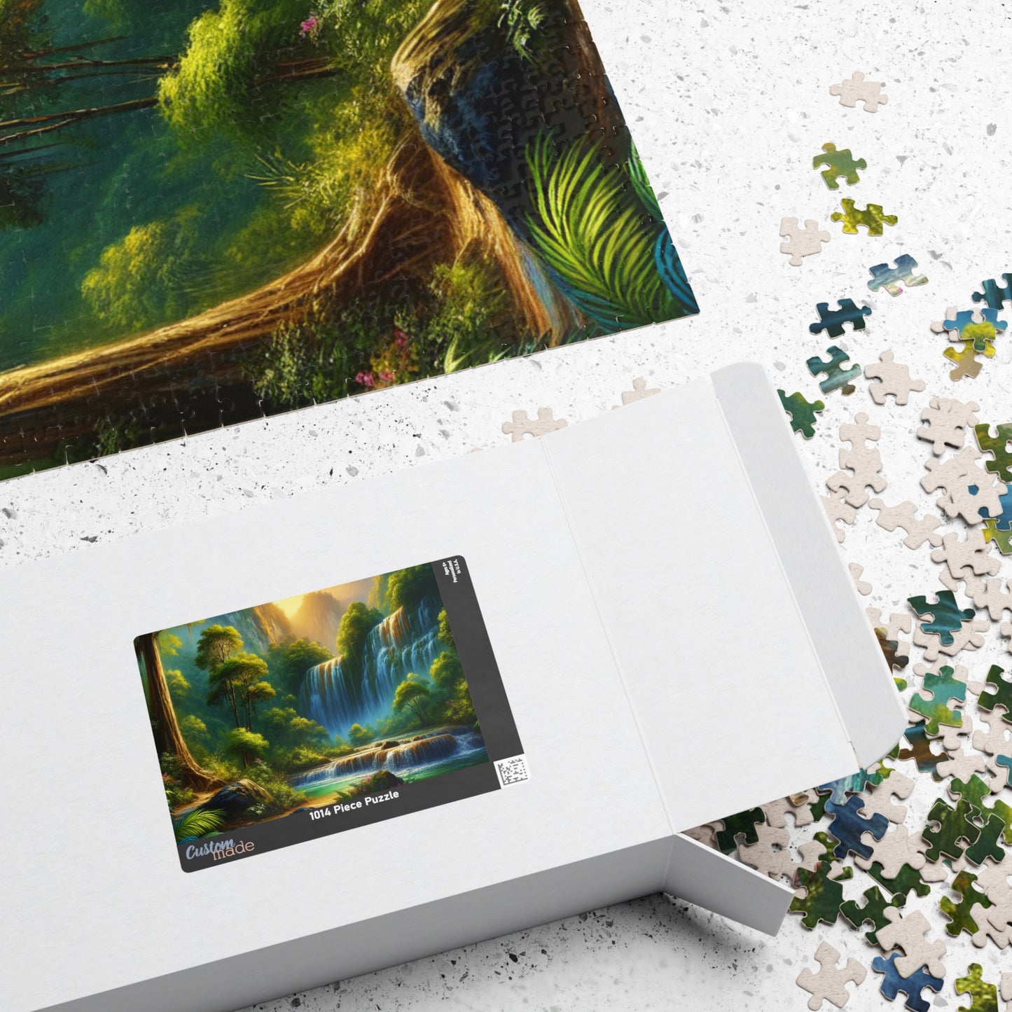 Nature Waterfall Jigsaw Puzzle - 110, 252, 520, 1014-piece