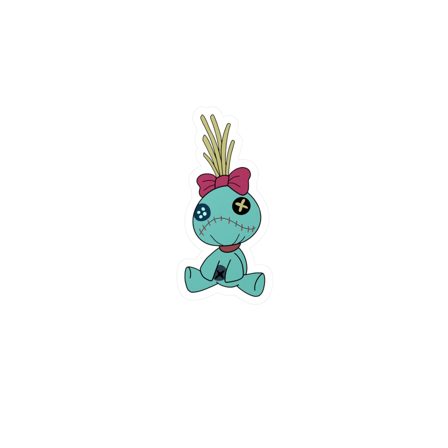 Scrump Lilo & Stitch Doll - Kiss-Cut Vinyl Decal