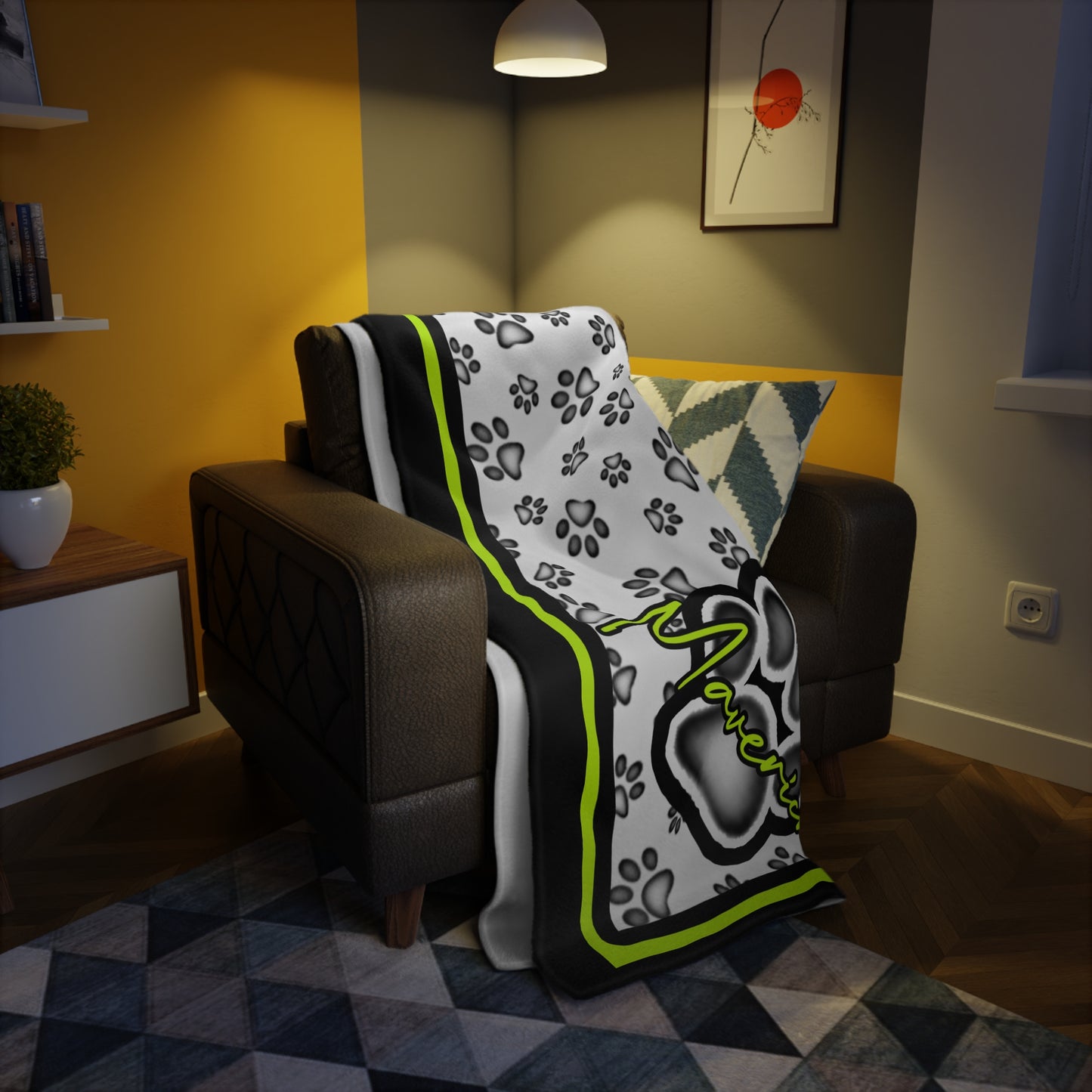 Maverick Plush Fleece Dog Blanket