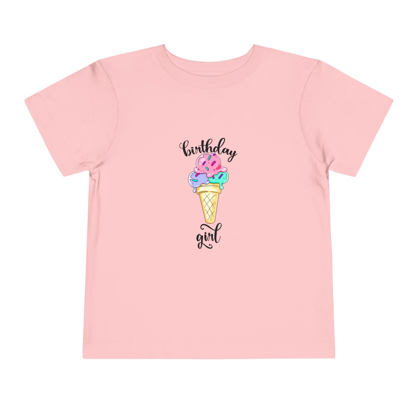 Toddler Short Sleeve Tee - Ice Cream Design