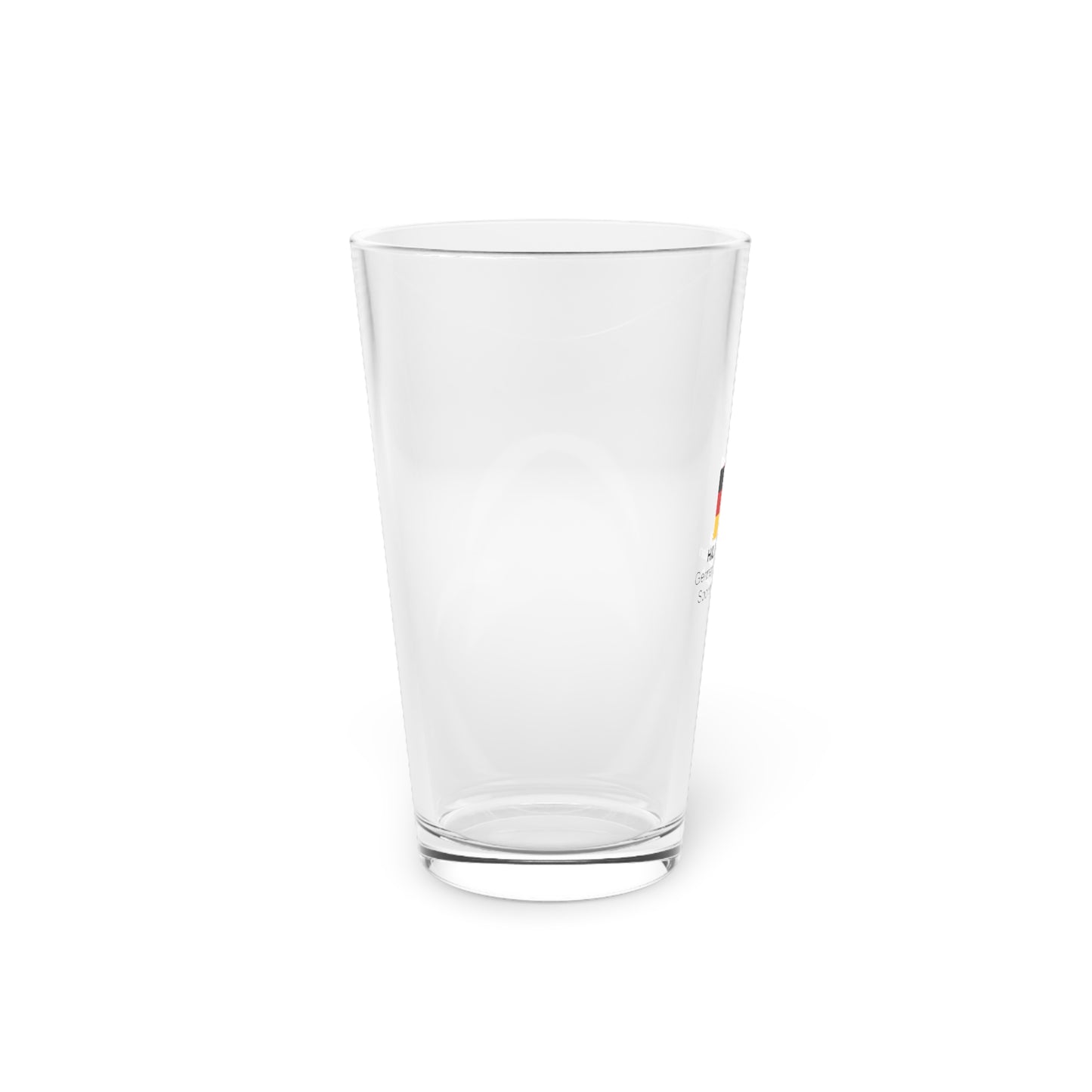 Hilltown German Club Pint Glass, 16oz