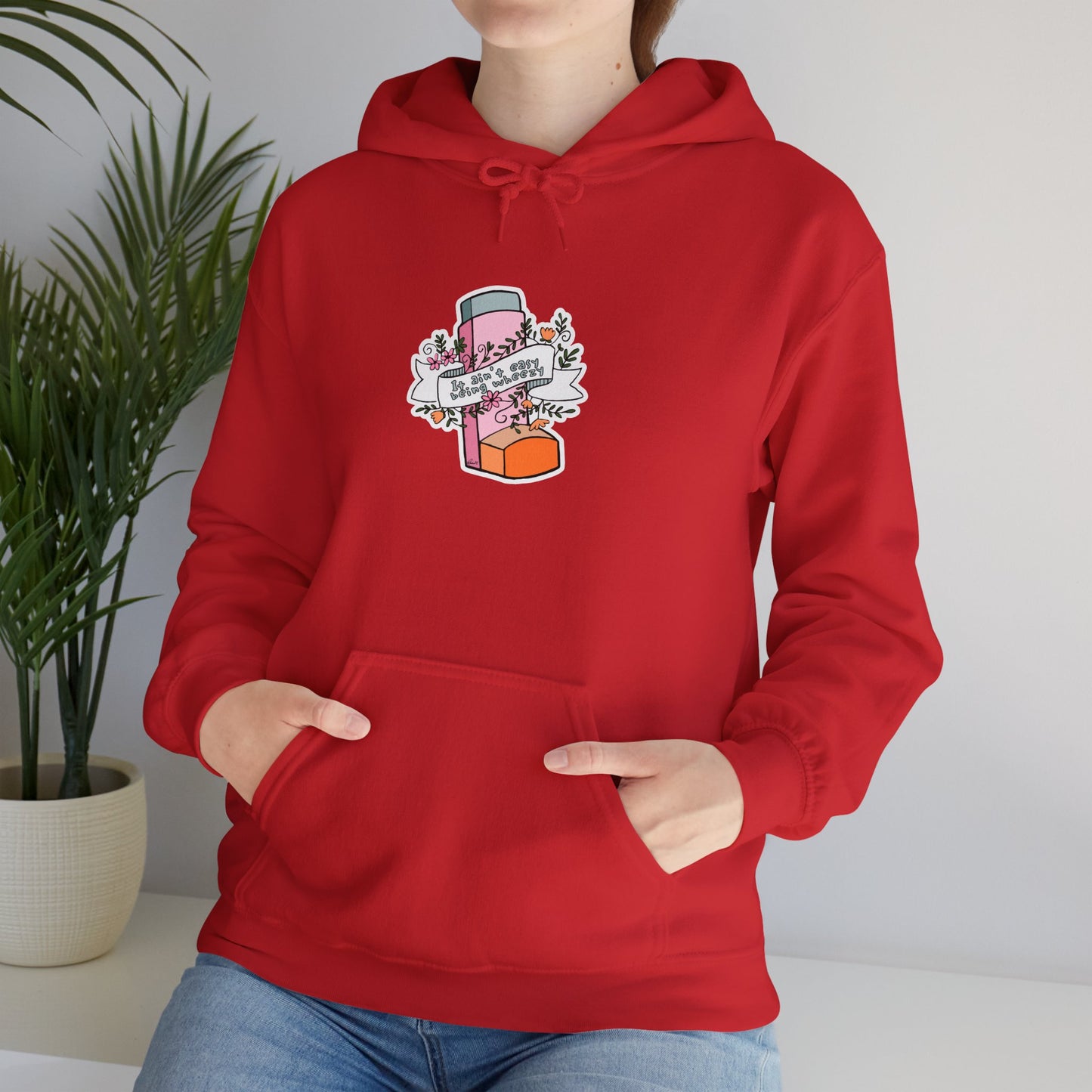 It Ain't Easy Being Wheezy Floral Hooded Sweatshirt - Comfortable & Stylish