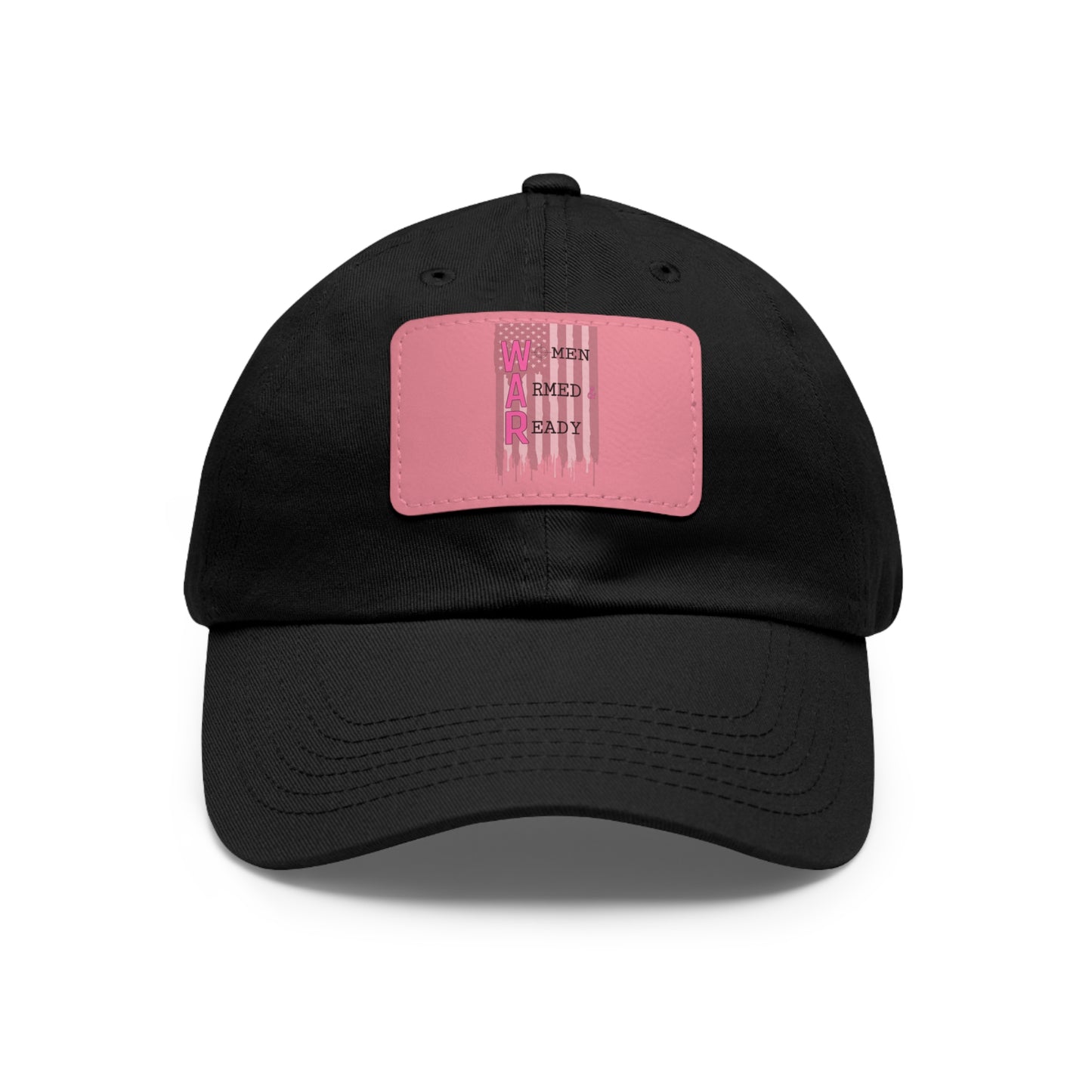 Women Armed & Ready Grey Flag with Leather Patch