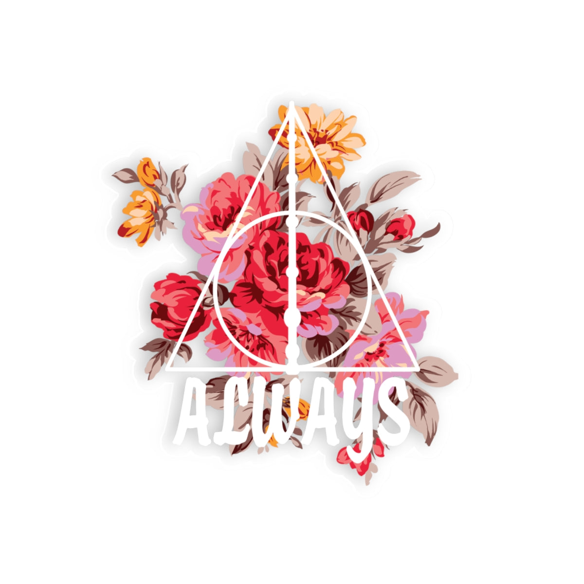 Always - Floral Kiss-Cut Sticker