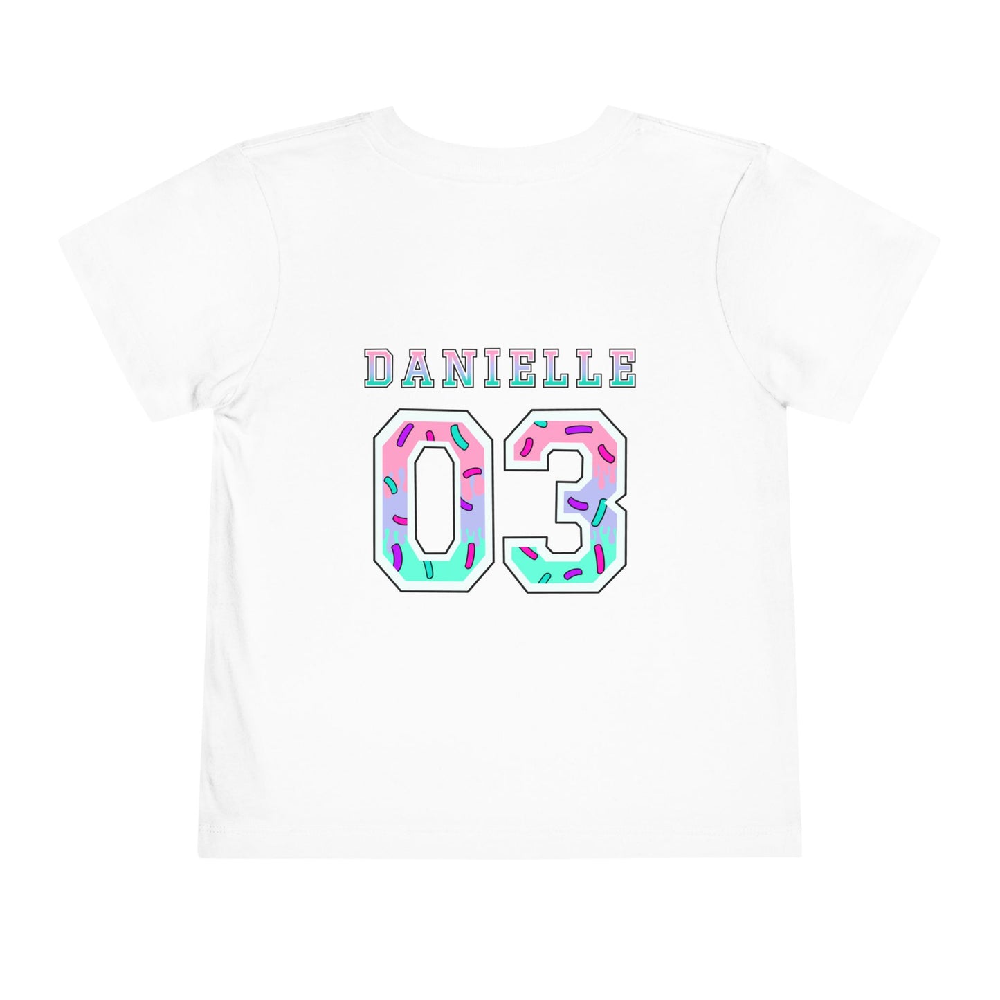 Toddler Short Sleeve Tee - Ice Cream Design