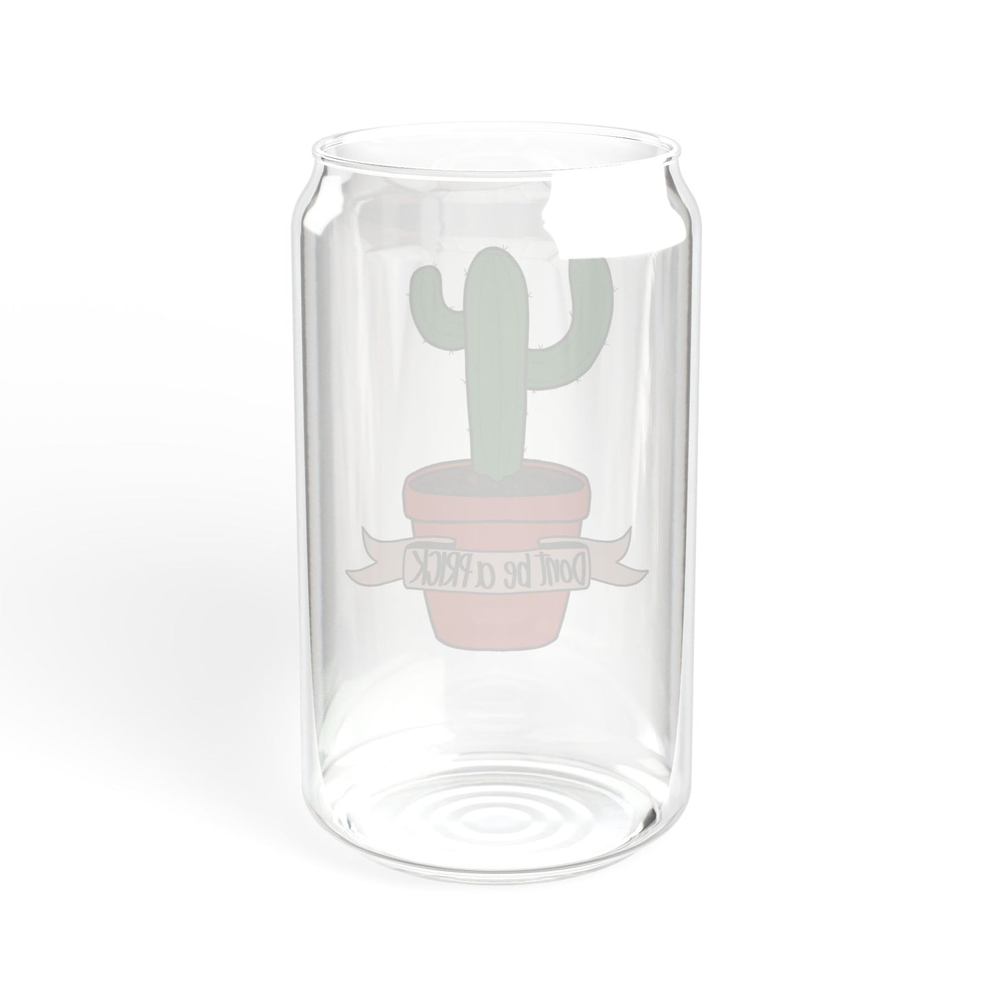 Cactus Sipper Glass | 16oz Drinking Jar