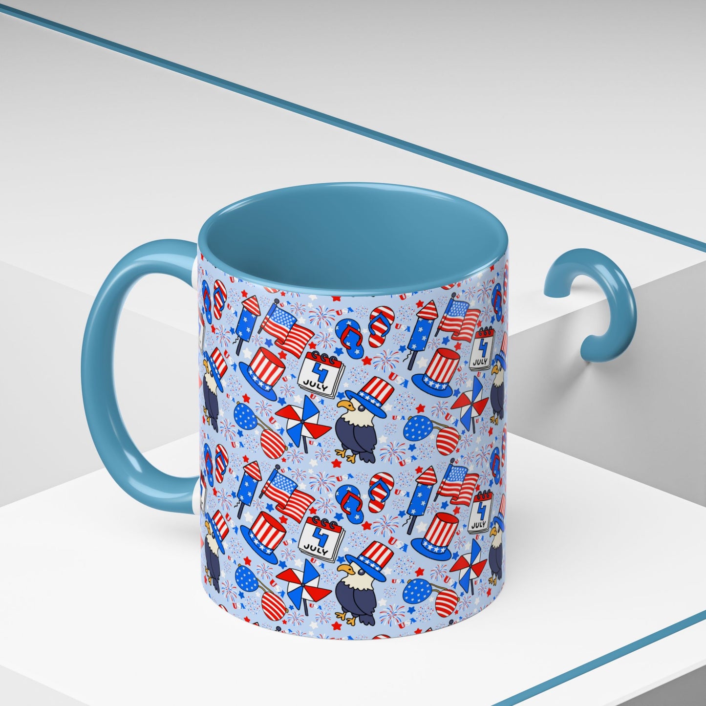 Patriotic Accent Coffee Mug