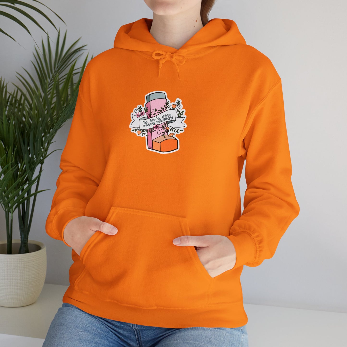 It Ain't Easy Being Wheezy Floral Hooded Sweatshirt - Comfortable & Stylish