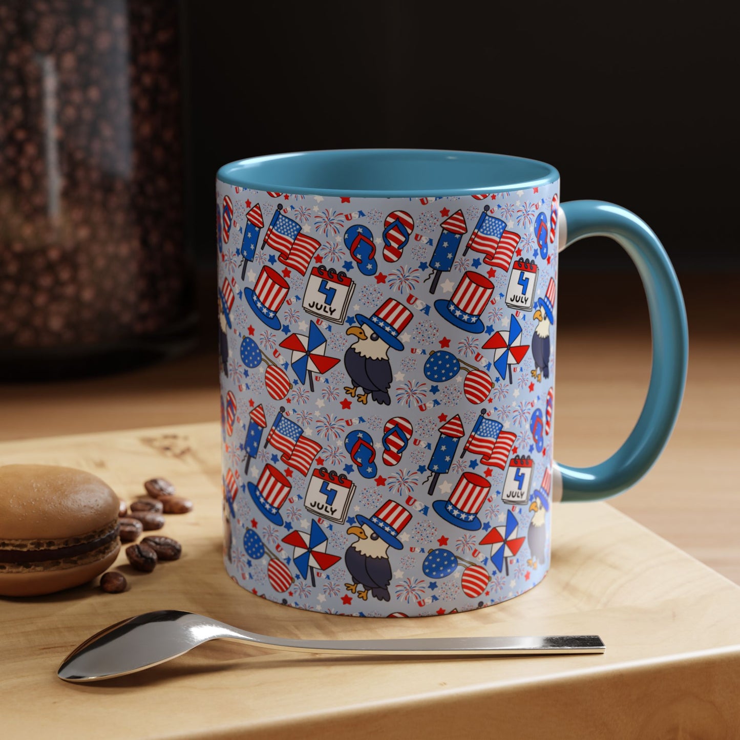 Patriotic Accent Coffee Mug