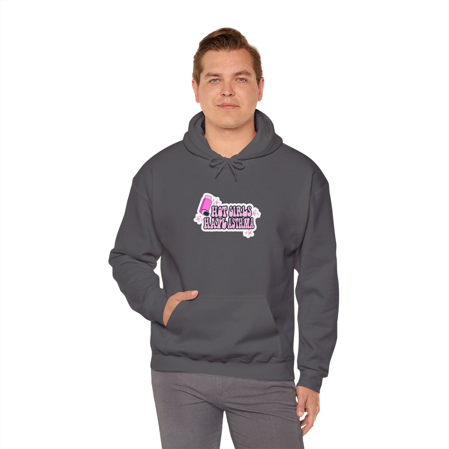 Hot Girls Have Asthma Hooded Sweatshirt