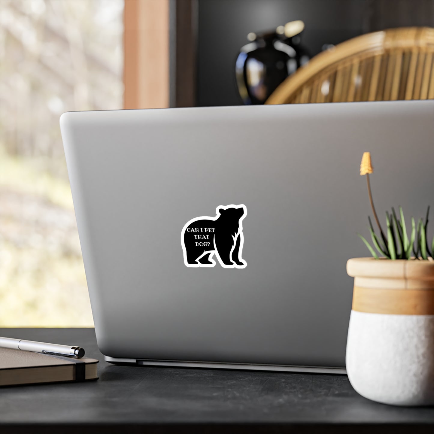 Can I Pet That Dog? Vinyl Kiss Cut Sticker