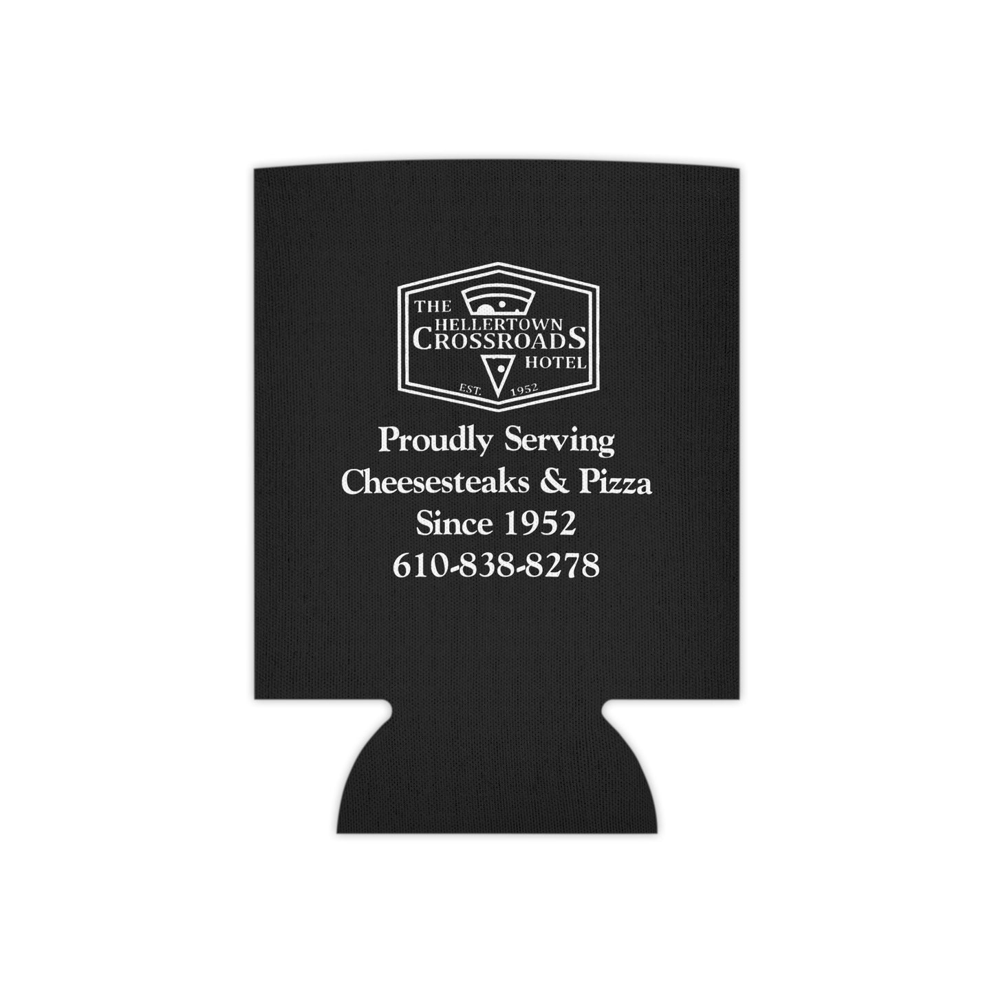 The Hellertown Crossroads Hotel Can Cooler - Coozy