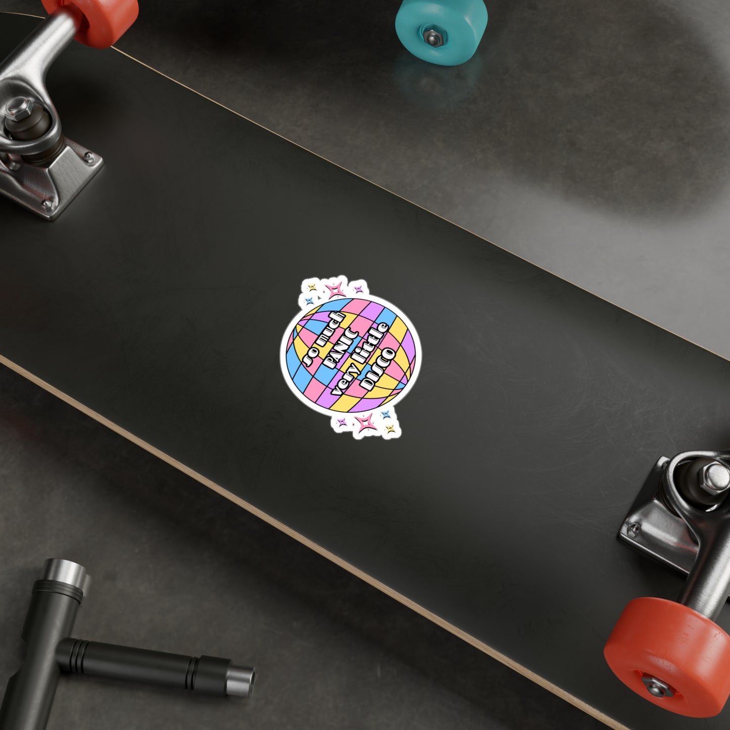So Much Panic, Very Little Disco Vinyl Decal