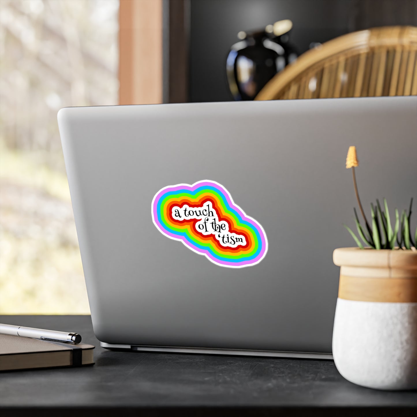 A Touch Of The 'Tism Colorful Kiss-Cut Vinyl Decals