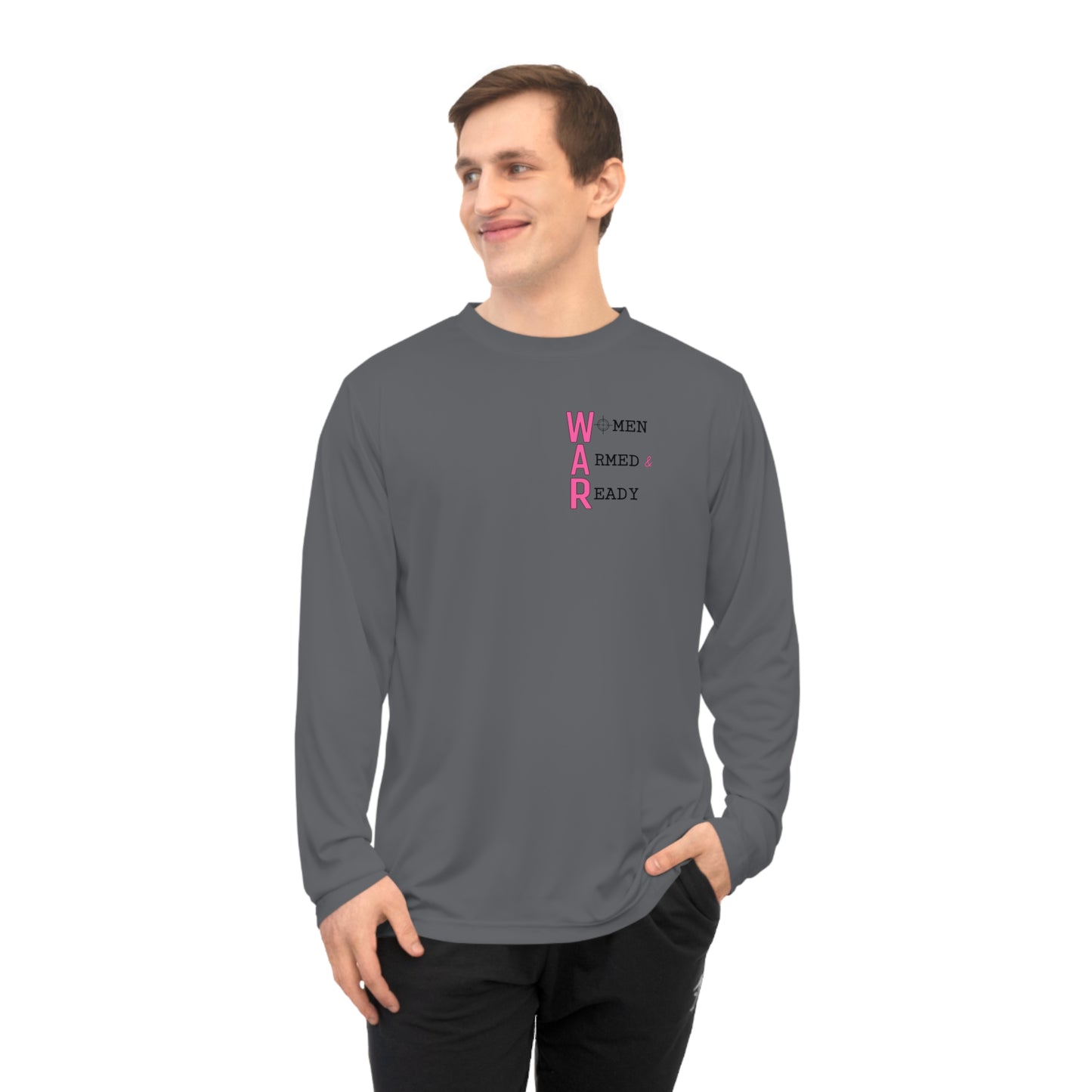 Women Armed & Ready Front Print Only Long Sleeve Shirt