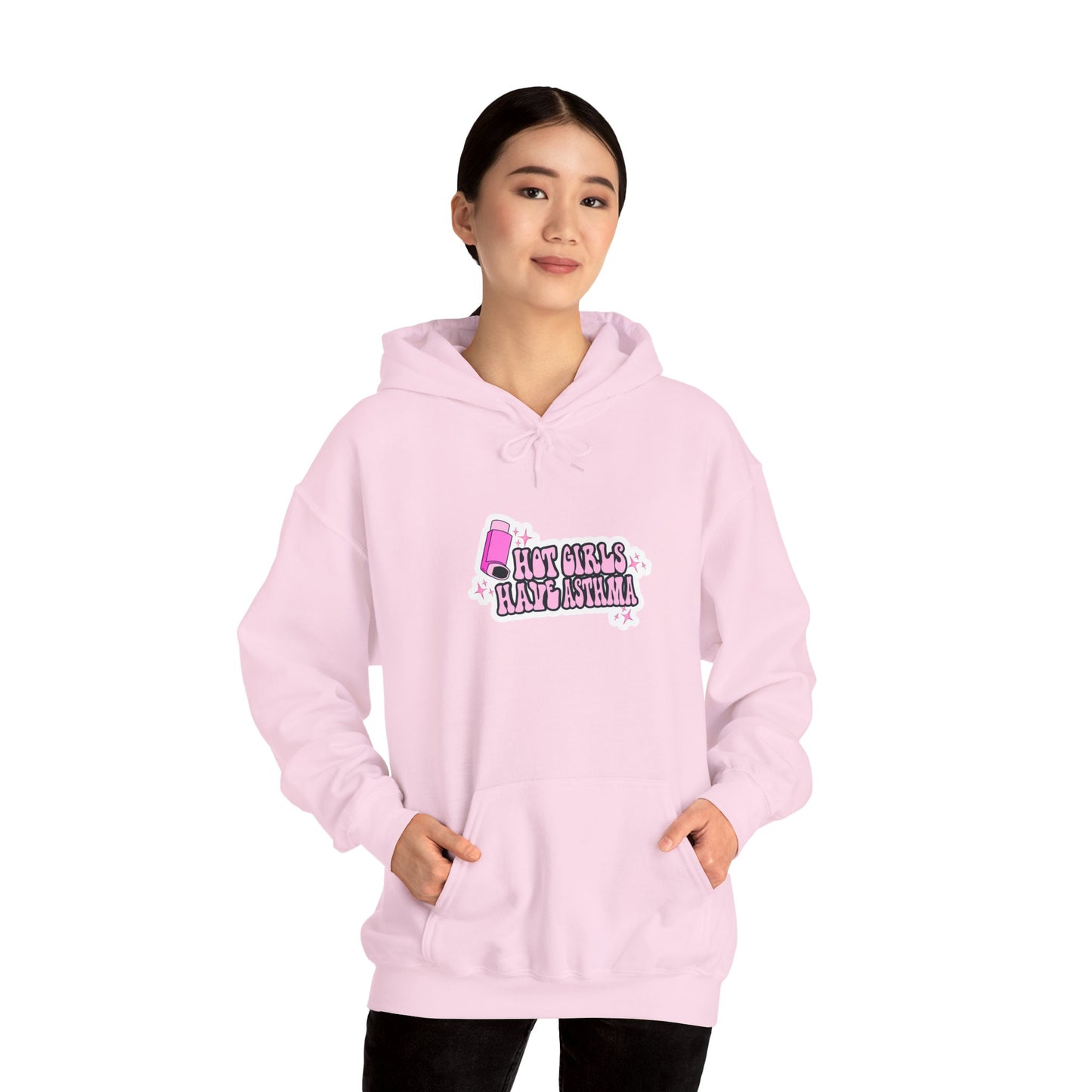 Hot Girls Have Asthma Hooded Sweatshirt