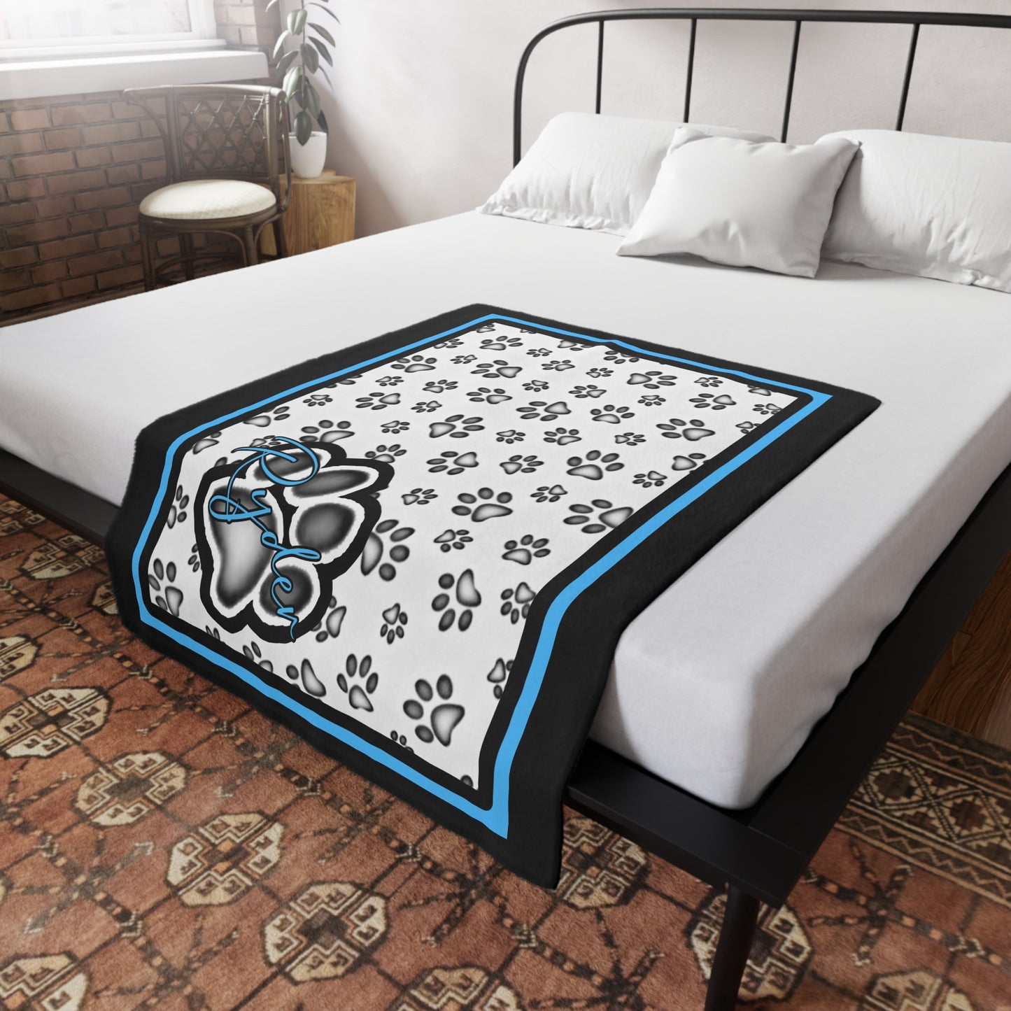 Ryder Plush Fleece Dog Blanket