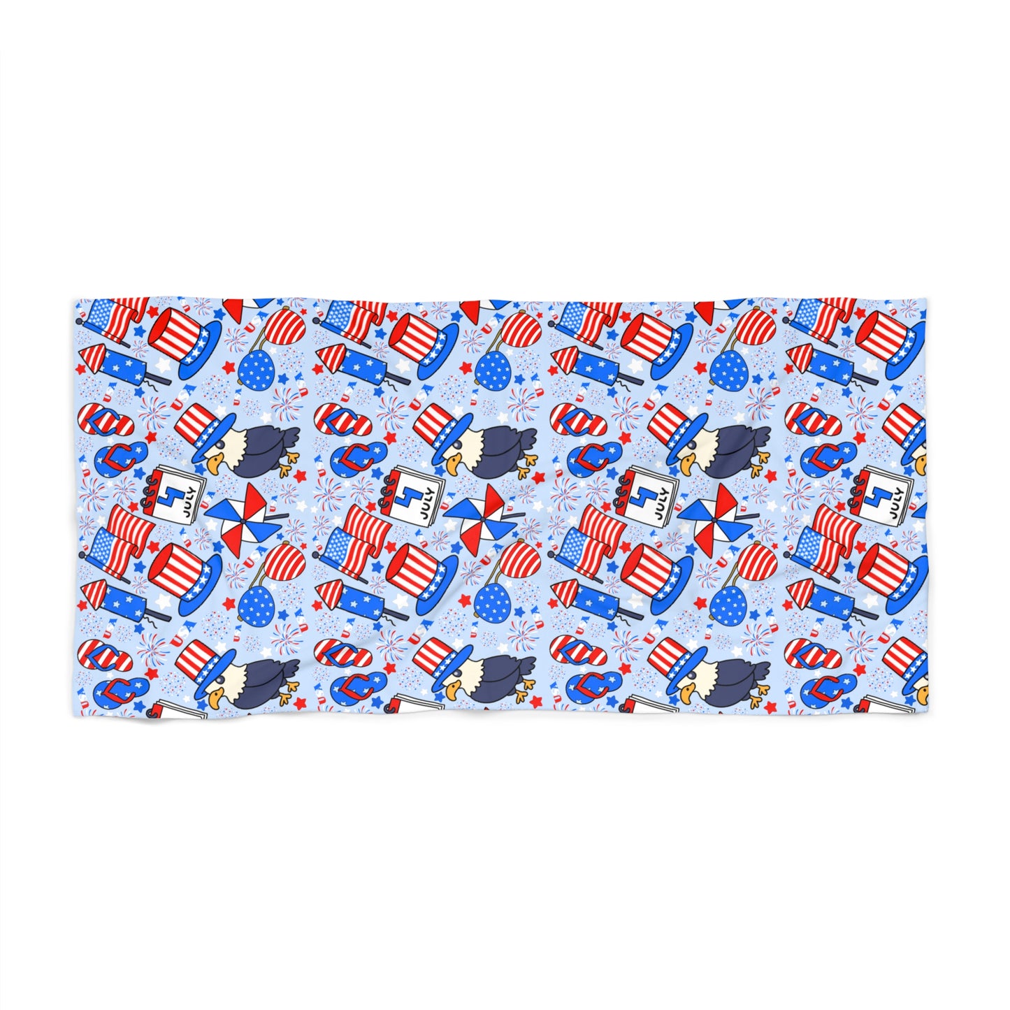 Patriotic Beach Towel