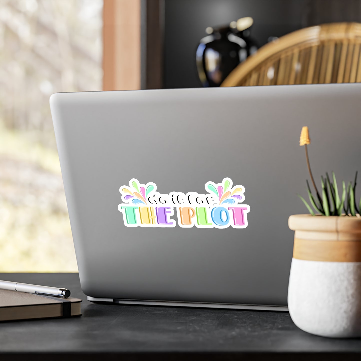 Do it for the Plot Kiss-Cut Vinyl Decal