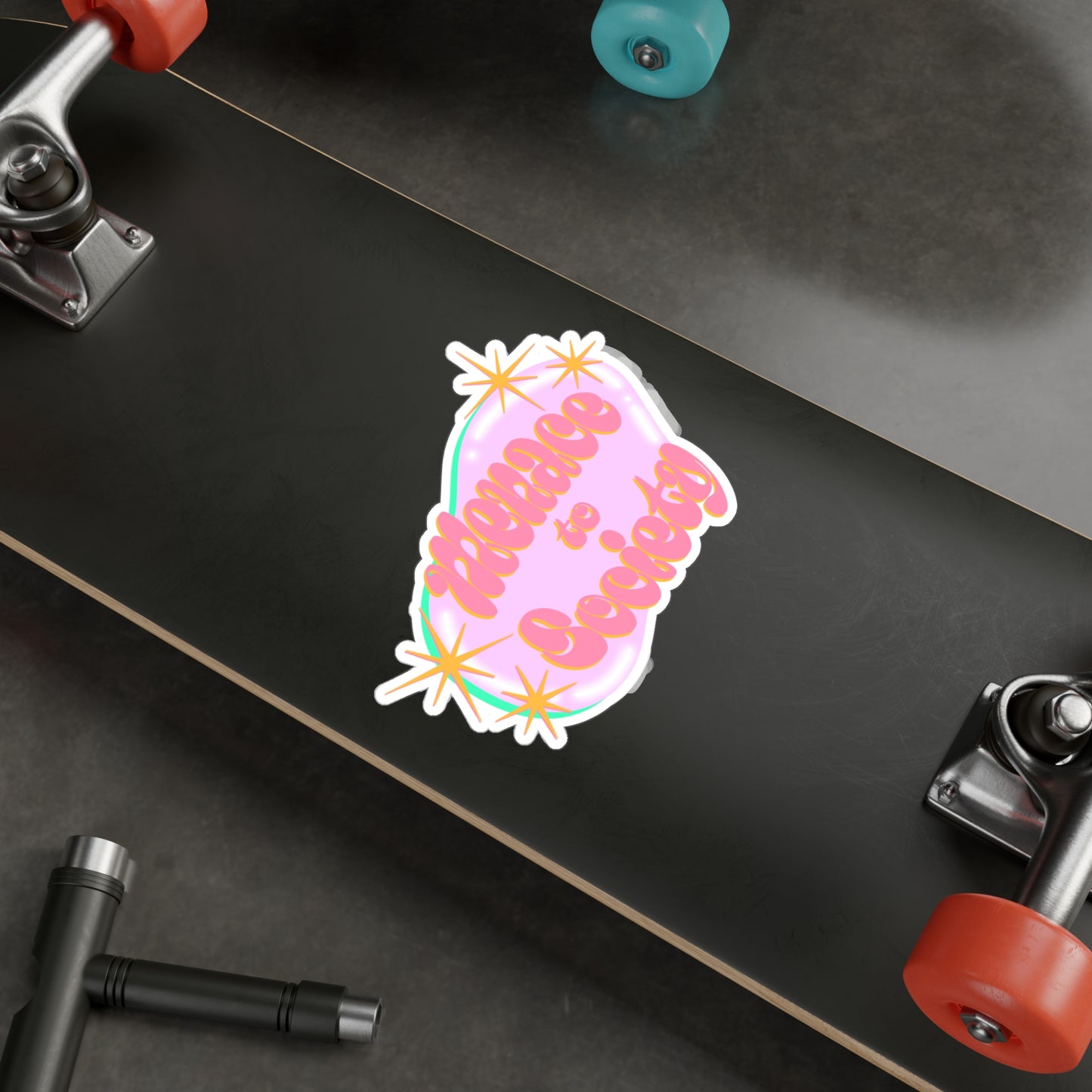 Menace to Society Kiss Cut Vinyl Decal